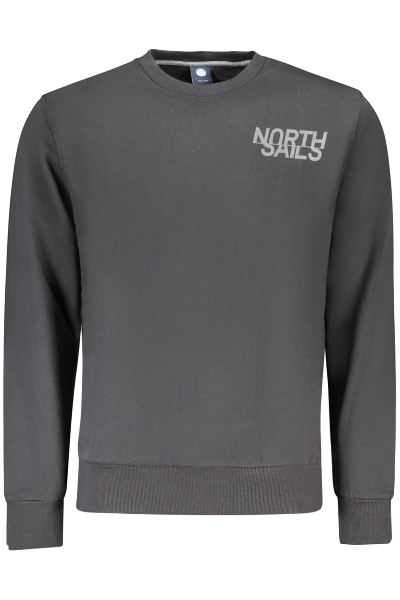 NORTH SAILS MEN'S BLACK ZIP-UP SWEATSHIRT