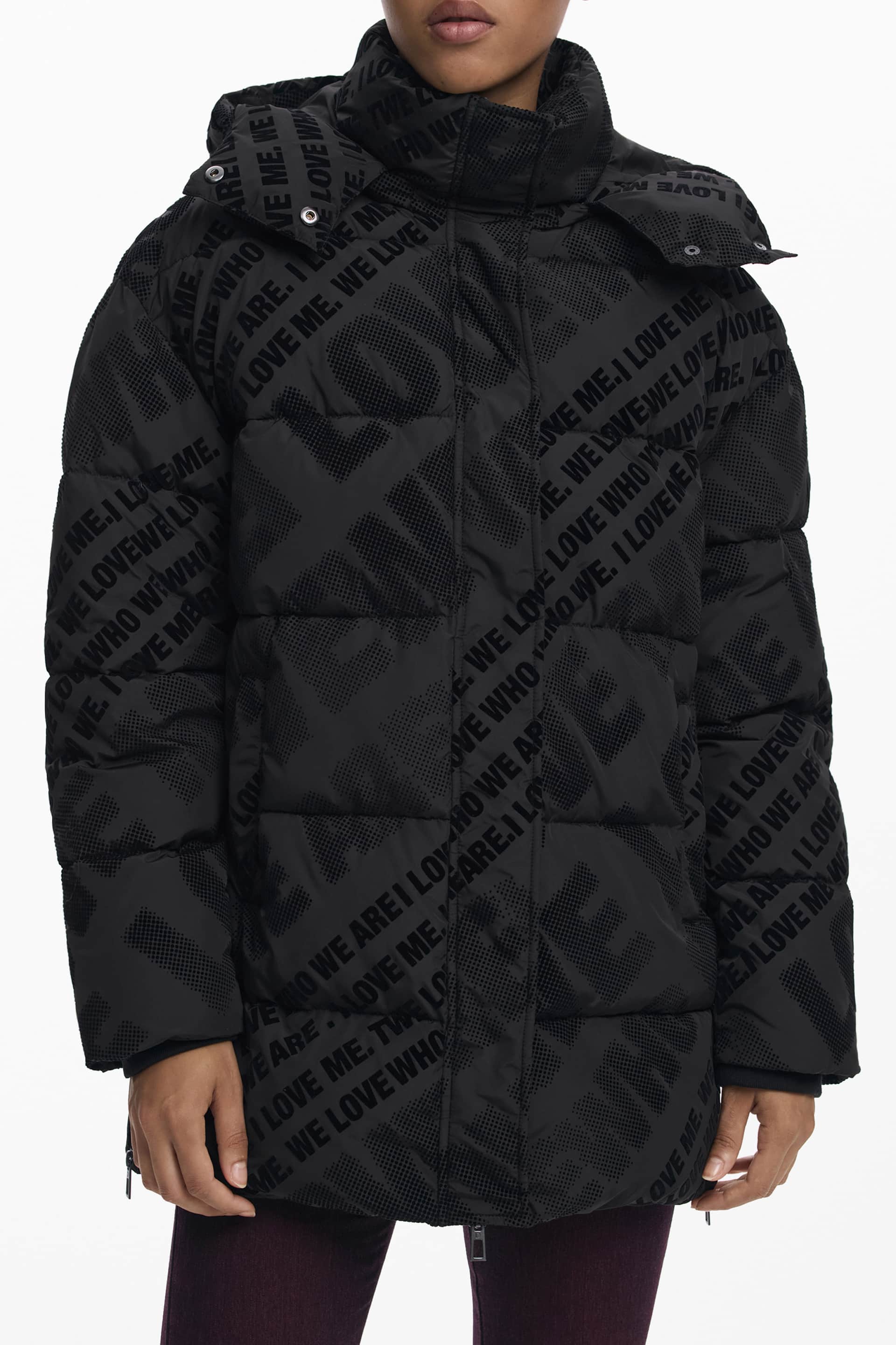 DESIGUAL WOMEN'S BLACK JACKET