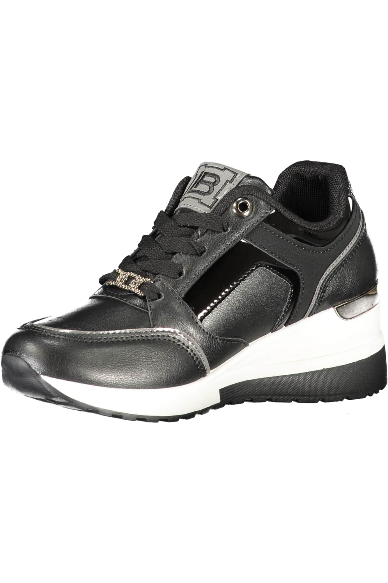 LAURA BIAGIOTTI WOMEN'S BLACK SPORTS SHOES