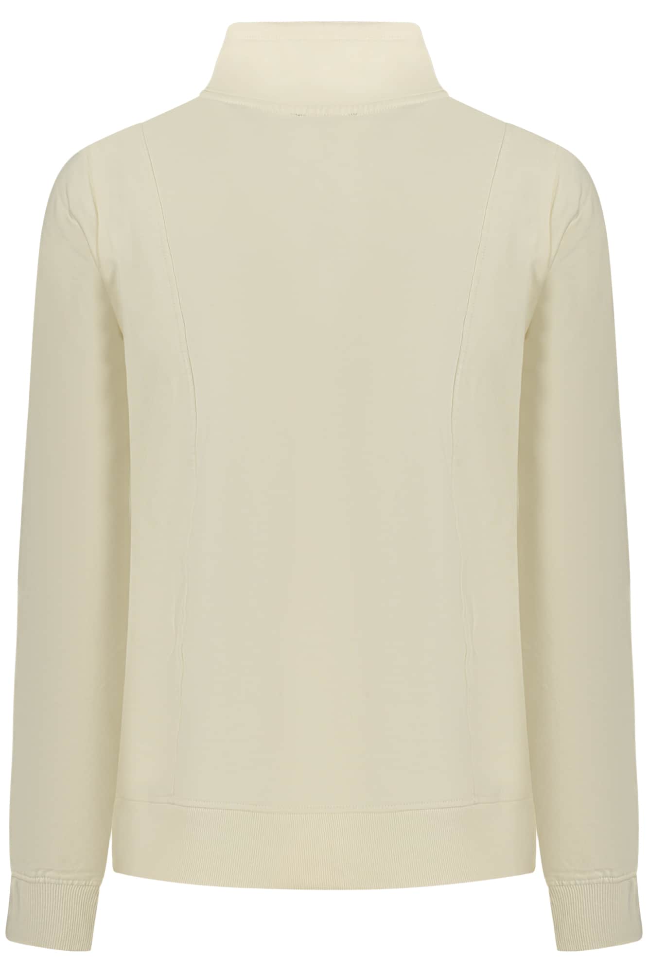 FREDDY WOMEN'S WHITE ZIP-UP SWEATSHIRT