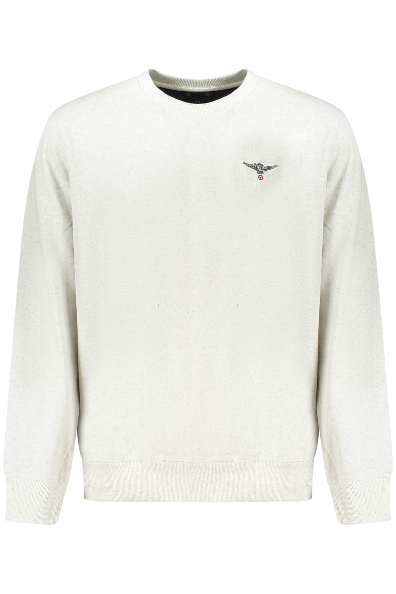 MILITARY ACADEMY HEREN MET RITS SWEATER, GRIJS