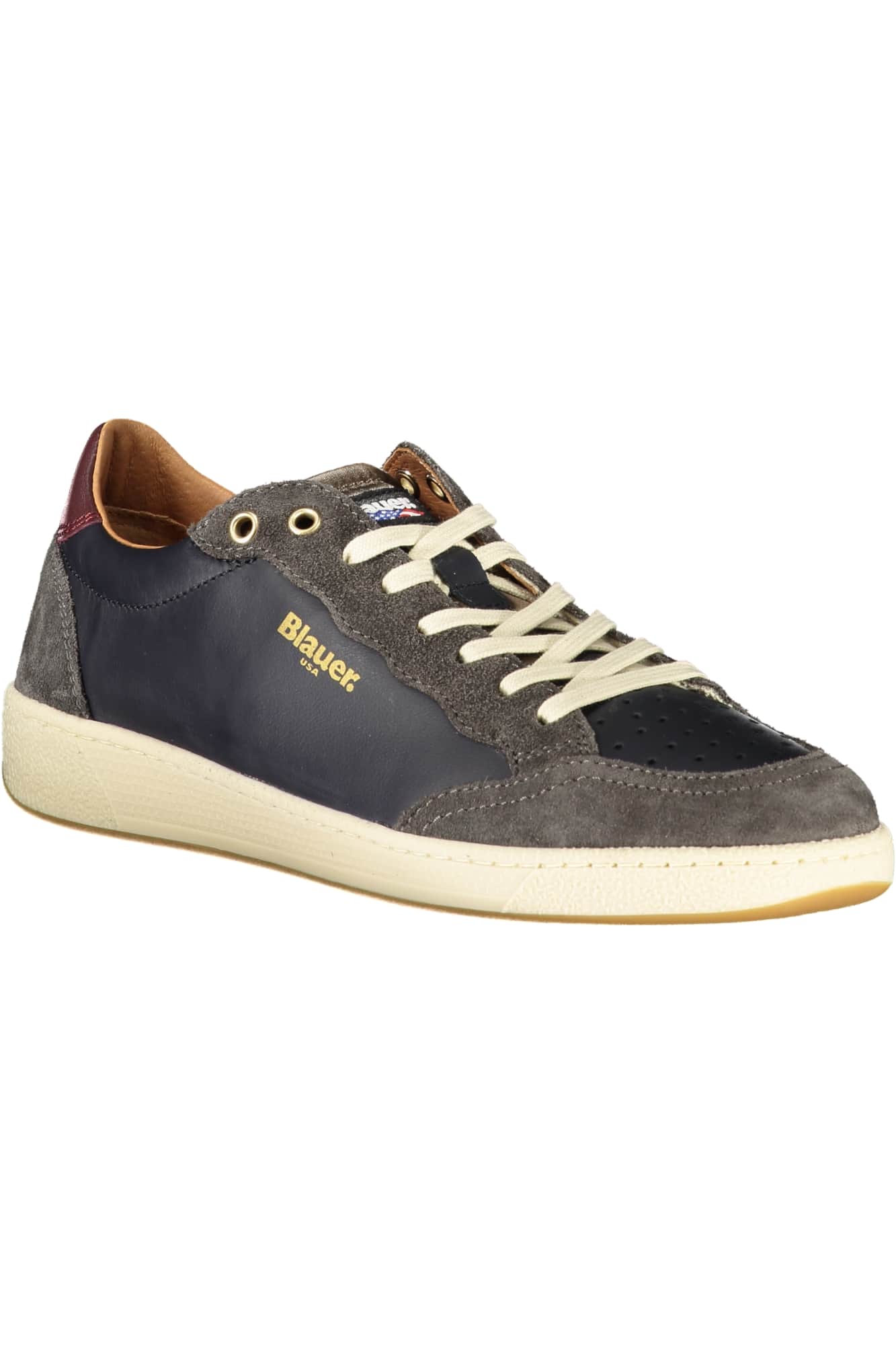 BLAUER MEN'S WHITE SPORTS SHOES