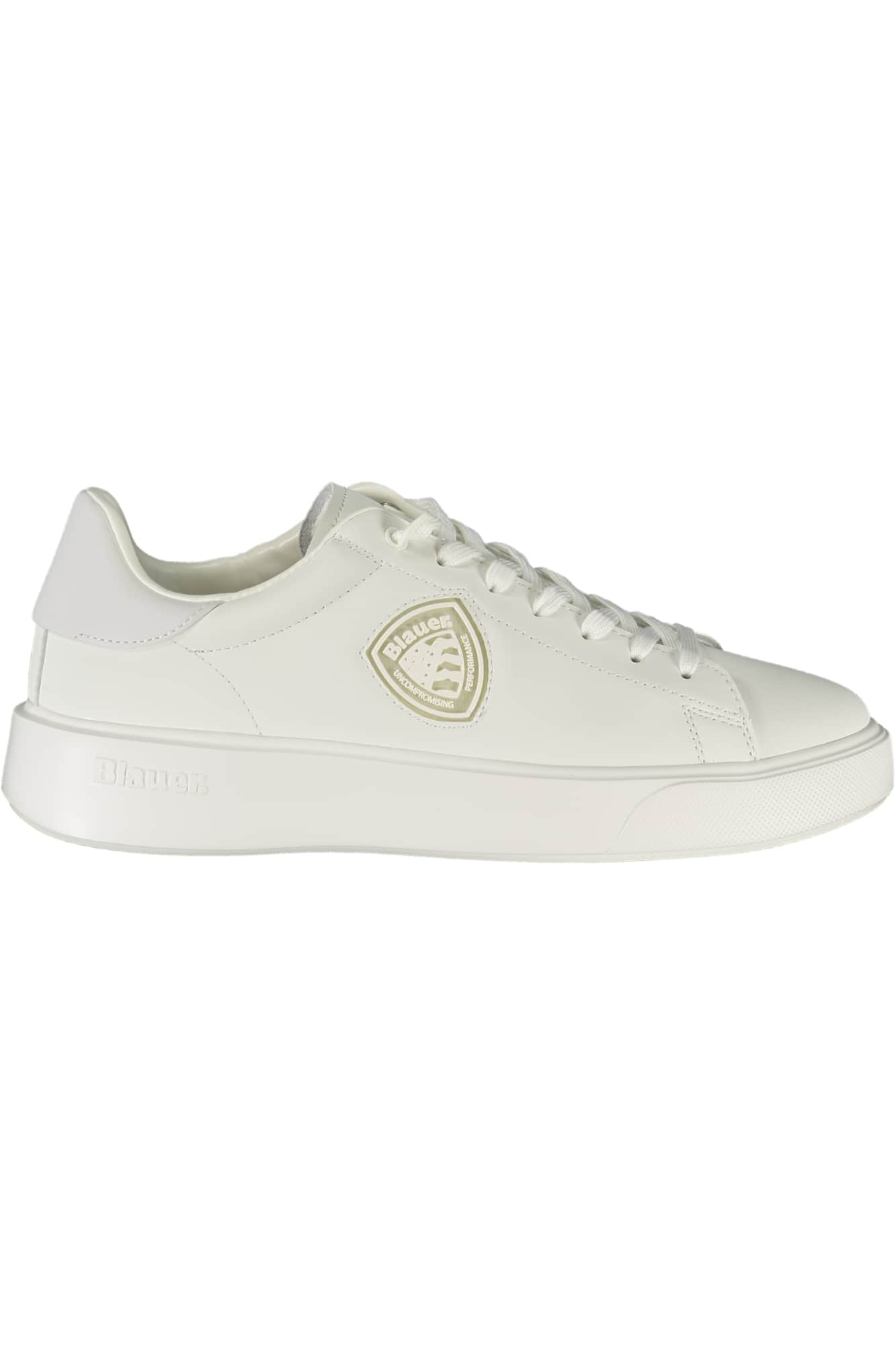 BLAUER MEN'S WHITE SPORTS SHOES