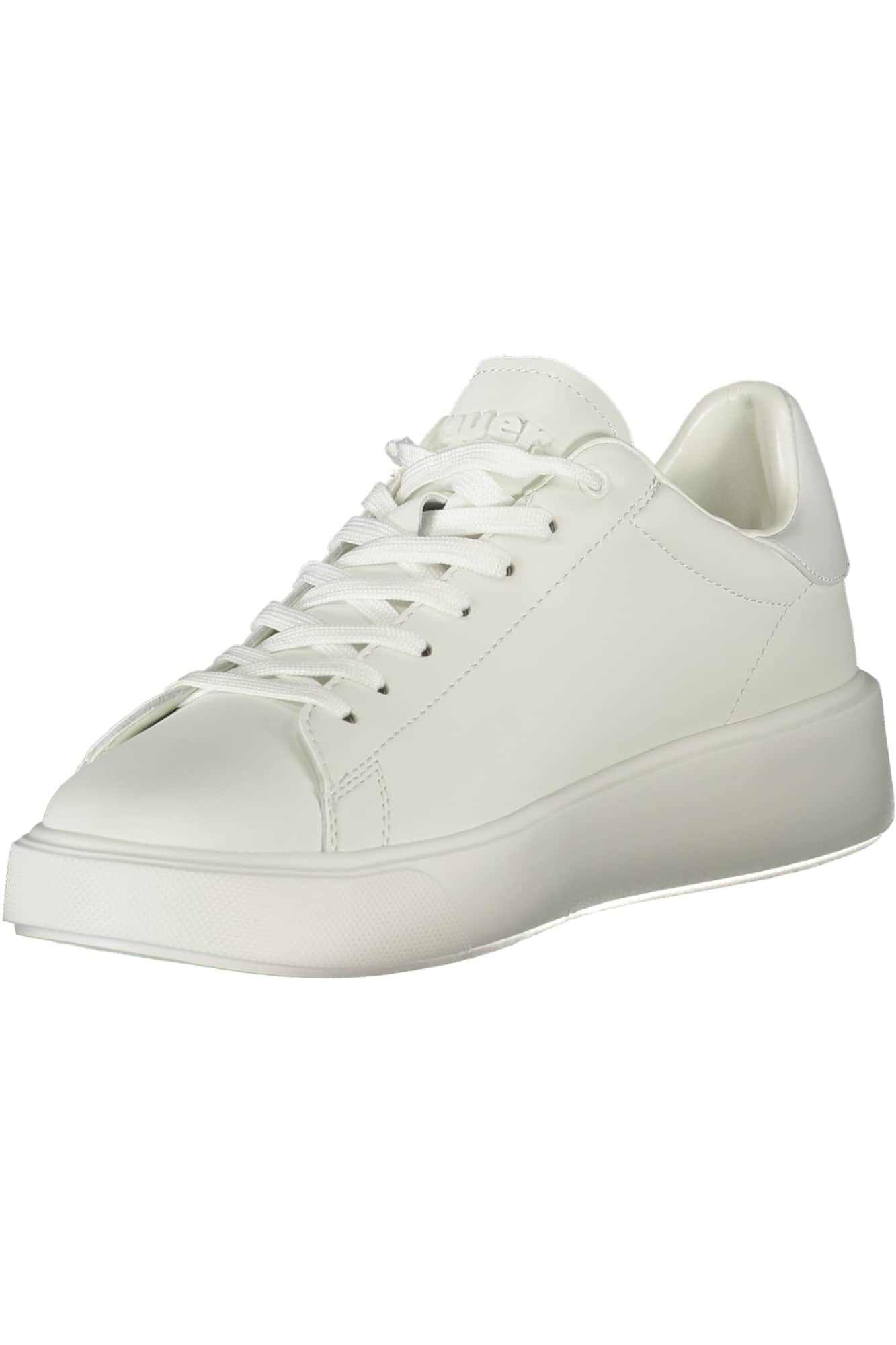 BLAUER MEN'S WHITE SPORTS SHOES