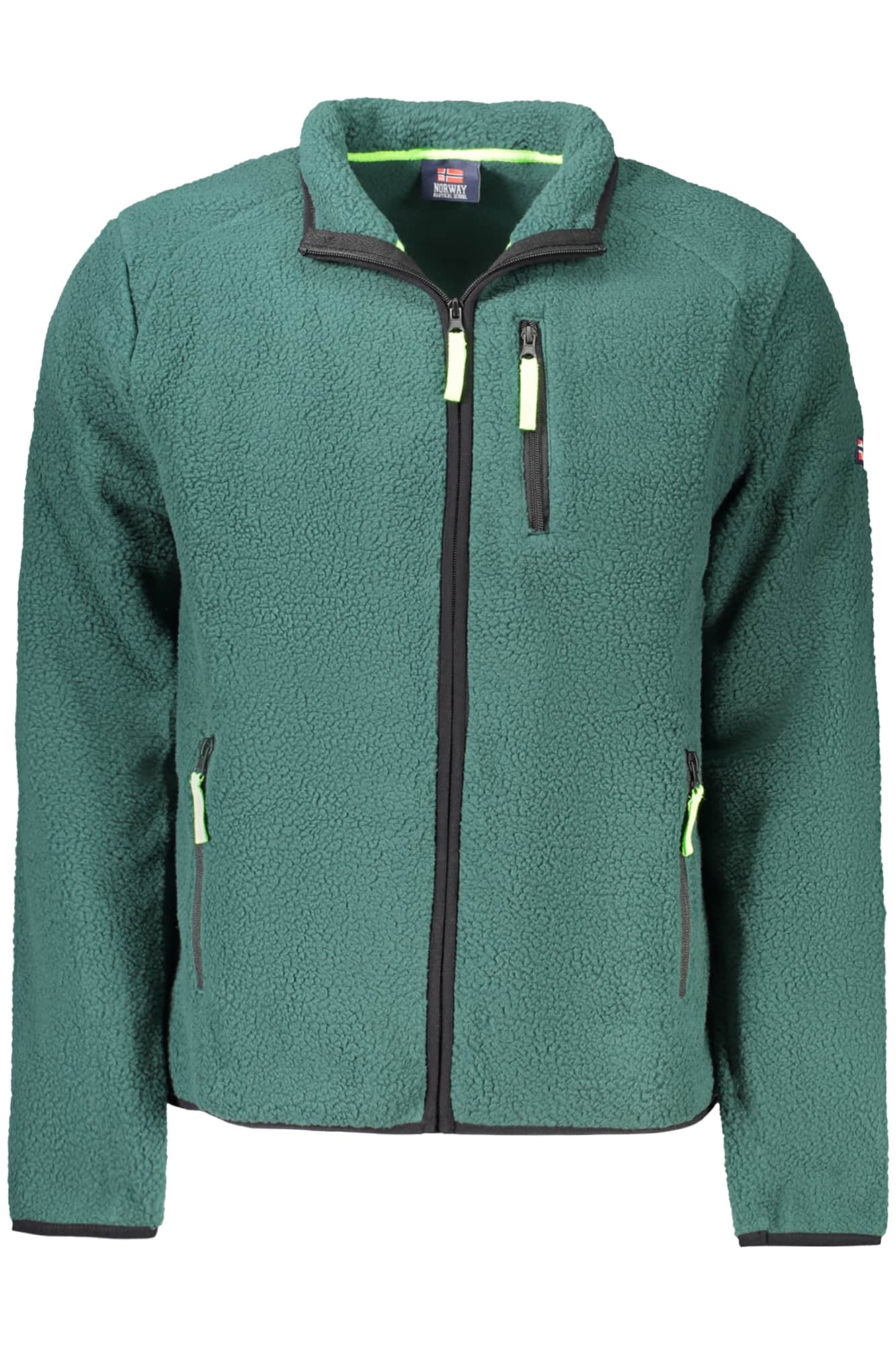 NORWAY 1963 MEN'S GREEN ZIP-UP SWEATSHIRT