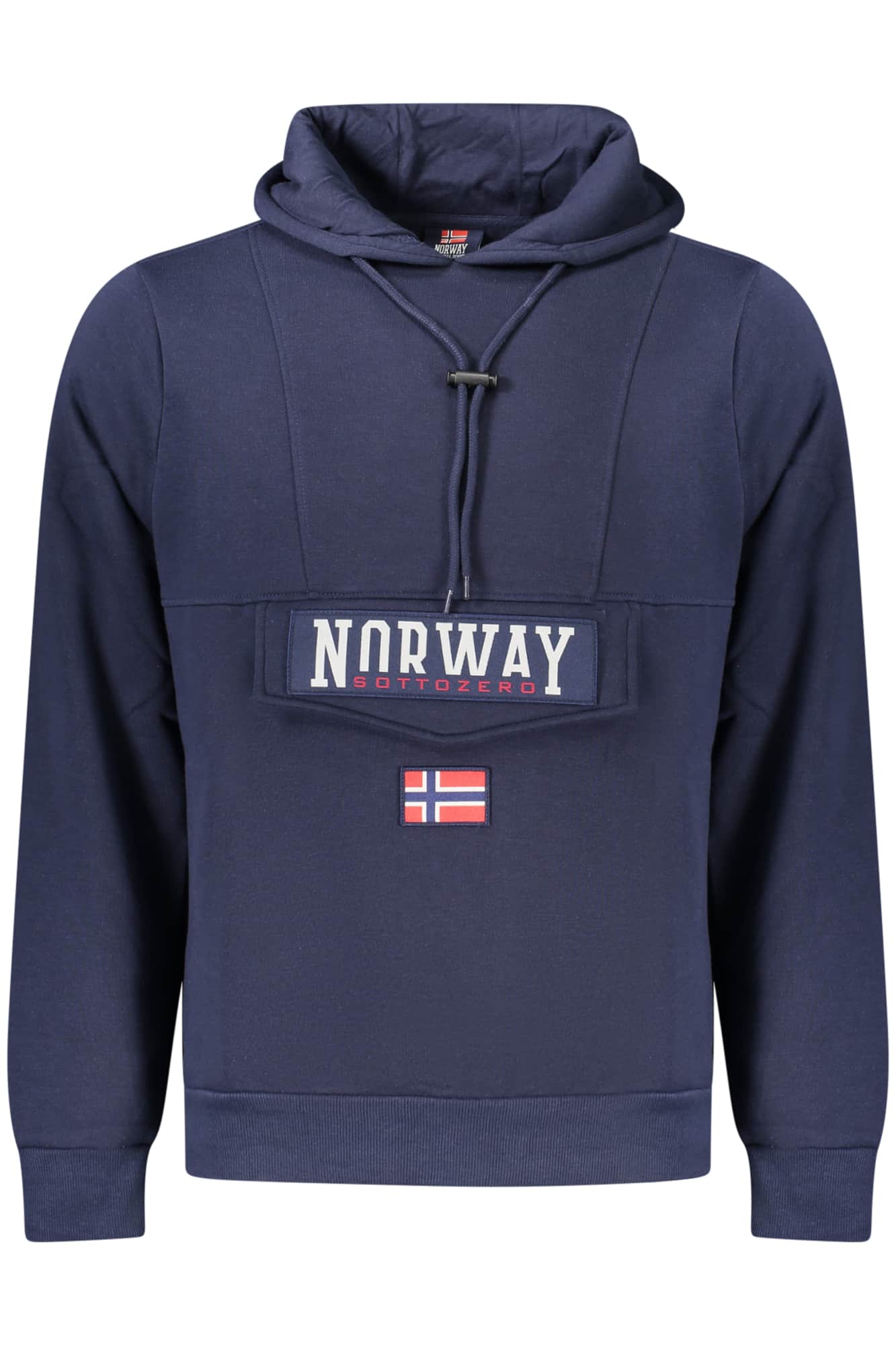 NORWAY 1963 MEN'S BLUE ZIP-UP SWEATSHIRT
