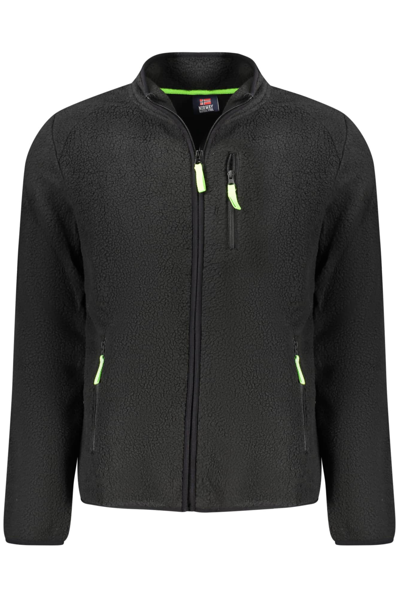 NORWAY 1963 MEN'S BLACK ZIP-UP SWEATSHIRT
