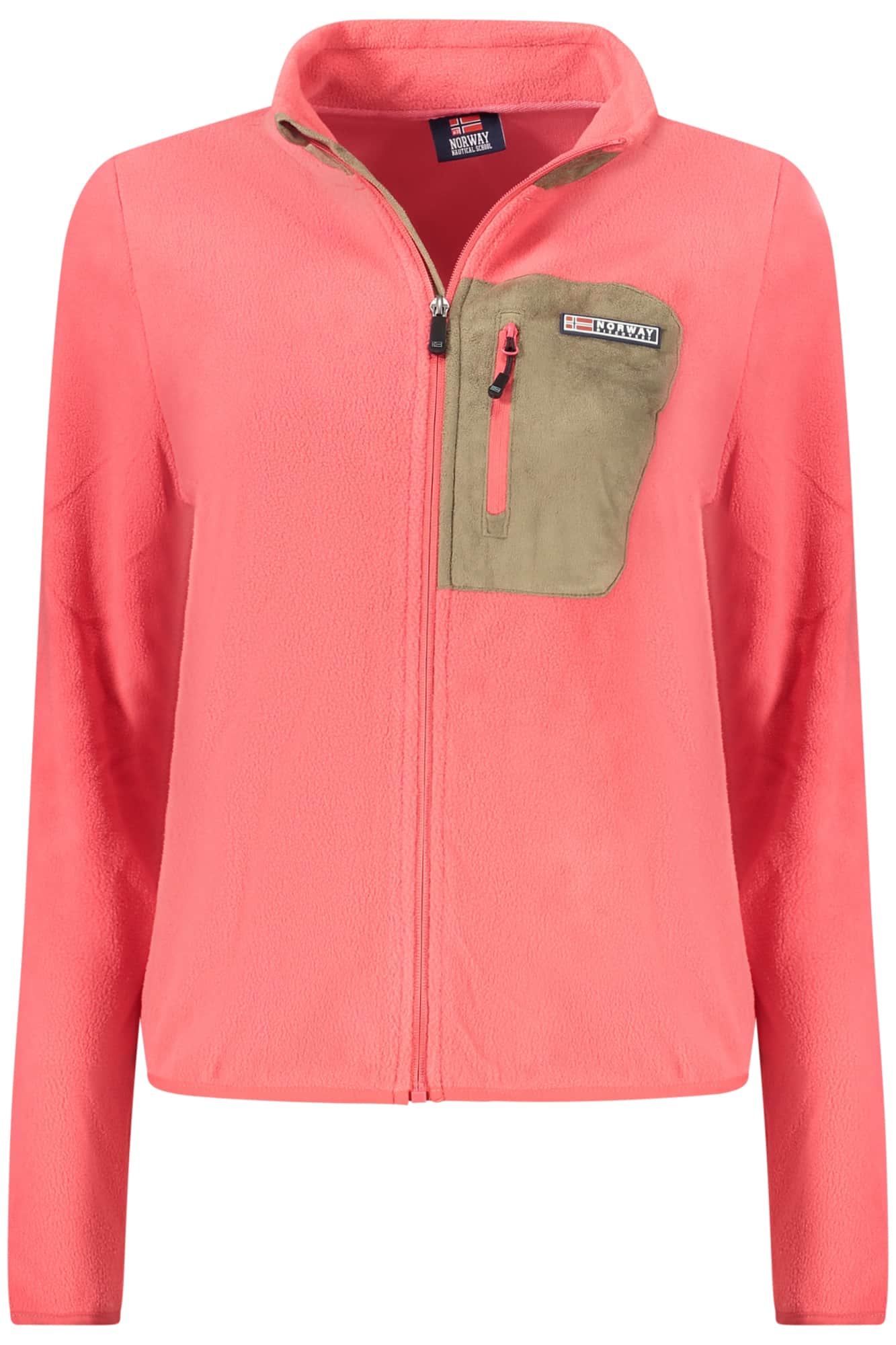 NORWAY 1963 WOMEN'S PINK ZIP-UP SWEATSHIRT