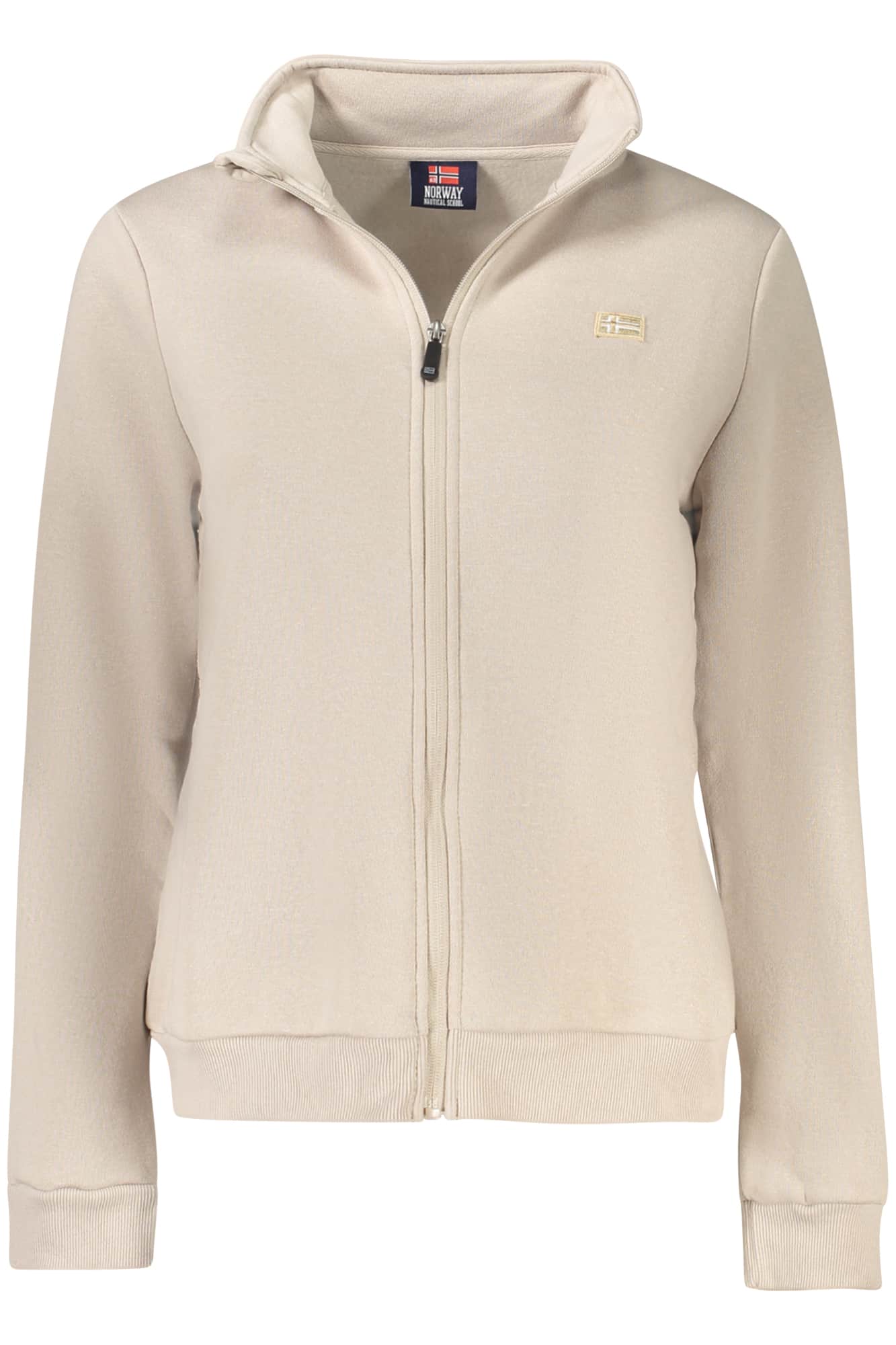 NORWAY 1963 WOMEN'S BEIGE ZIP-UP SWEATSHIRT