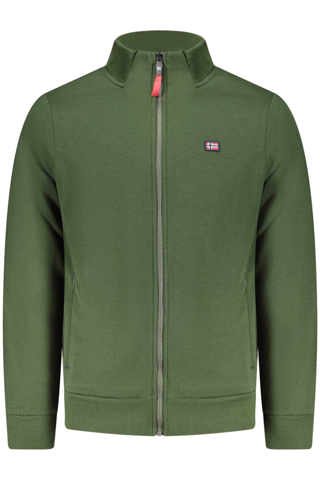NORWAY 1963 MEN'S GREEN ZIP-UP SWEATSHIRT