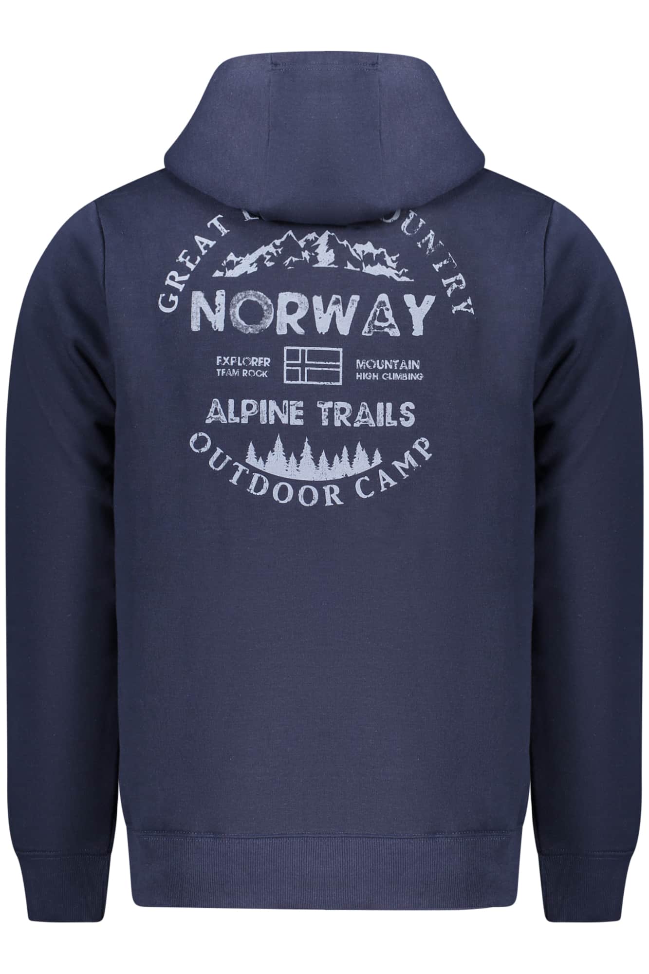 NORWAY 1963 MEN'S BLUE ZIP-UP SWEATSHIRT