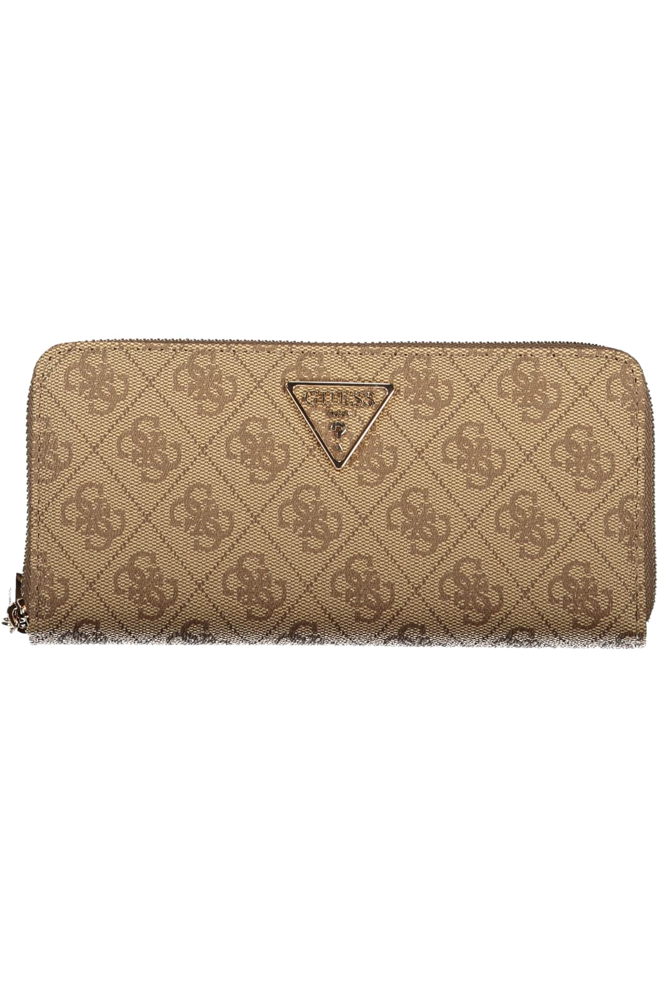 GUESS JEANS DAMES BEIGE PORTEMONNEE