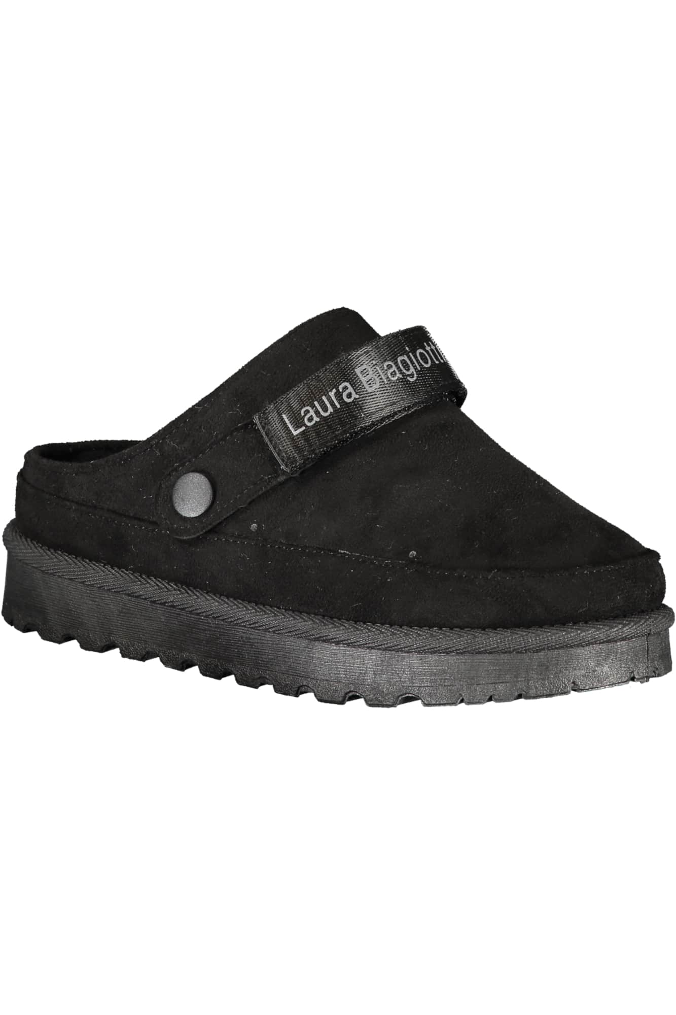LAURA BIAGIOTTI WOMEN'S BLACK WINTER CLOG FOOTWEAR