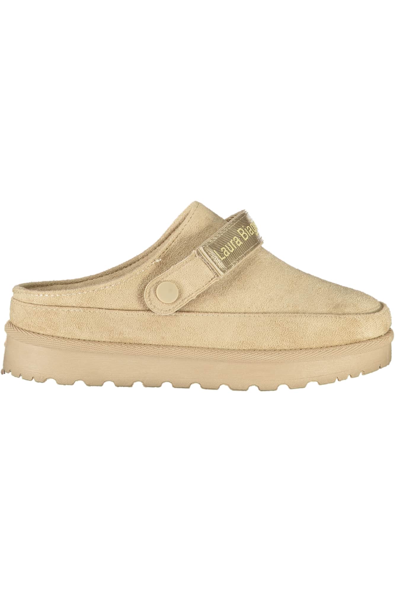 LAURA BIAGIOTTI WOMEN'S WINTER CLOG FOOTWEAR, BEIGE