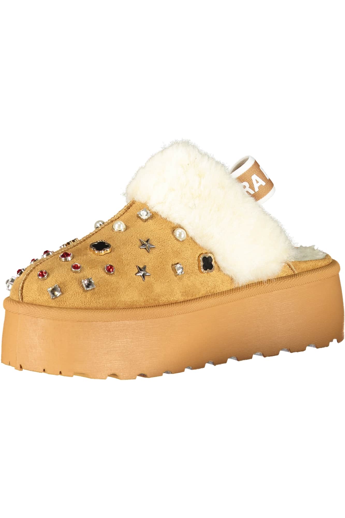 LAURA BIAGIOTTI WOMEN'S BLACK WINTER CLOG FOOTWEAR
