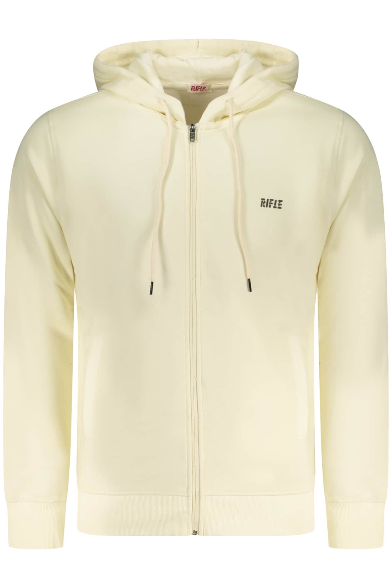 RIFLE MEN'S BROWN ZIP-UP SWEATSHIRT
