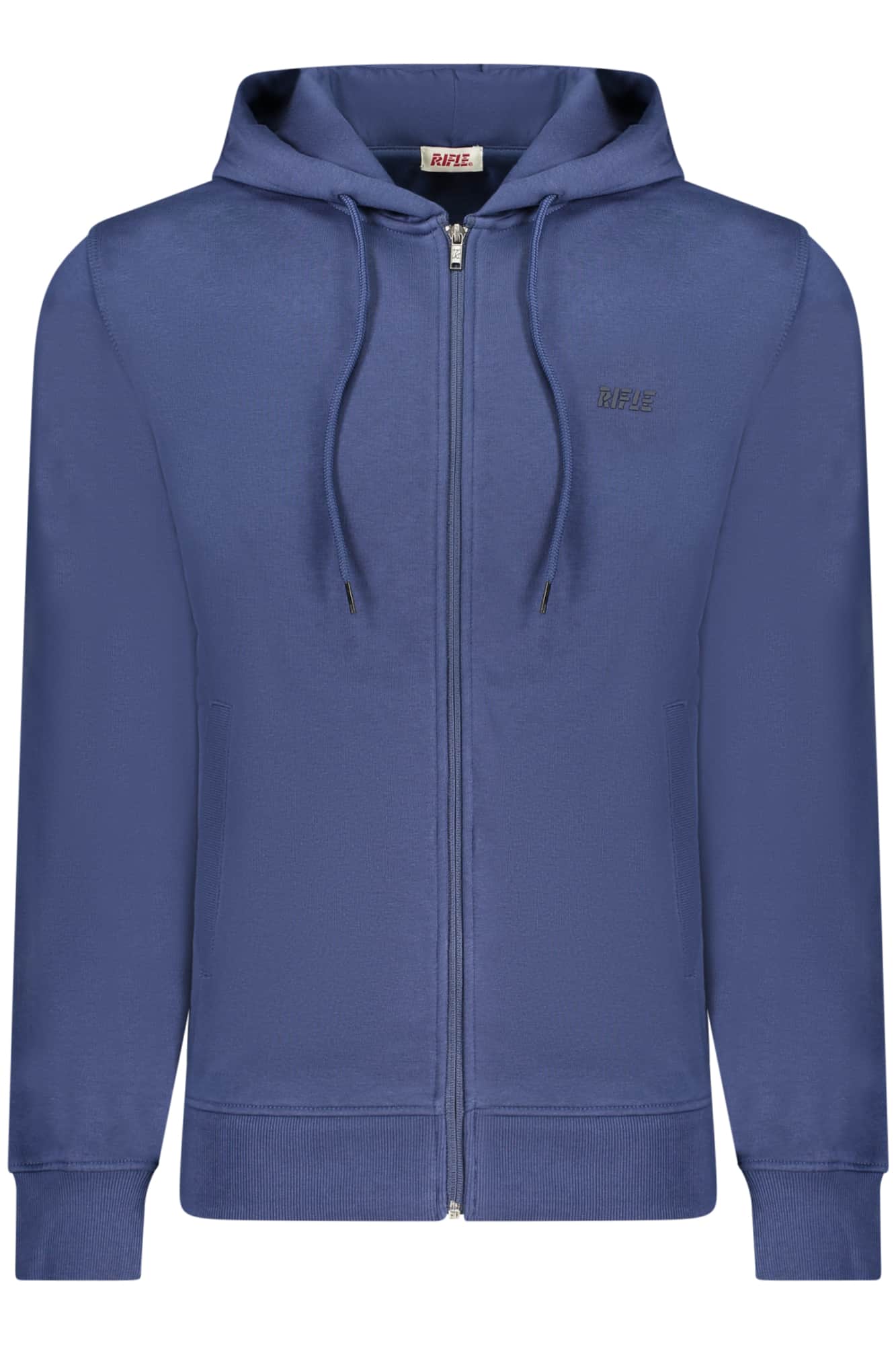 RIFLE MEN'S BROWN ZIP-UP SWEATSHIRT