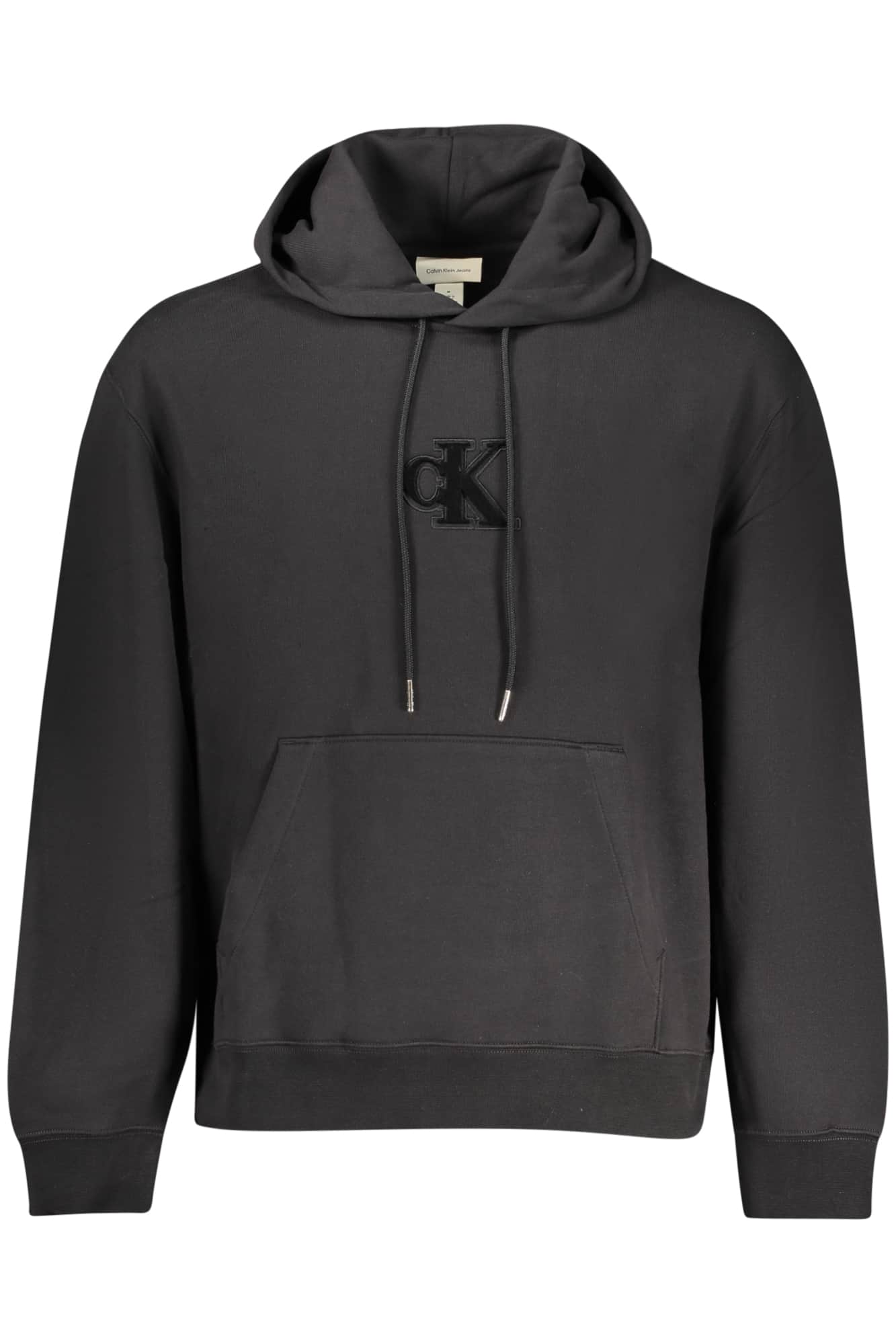 CALVIN KLEIN MEN'S BLACK ZIP-UP SWEATSHIRT