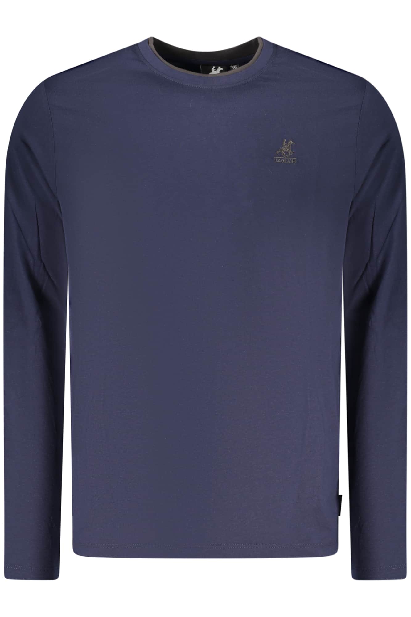 US GRAND MEN'S LONG-SLEEVED BLACK T-SHIRT