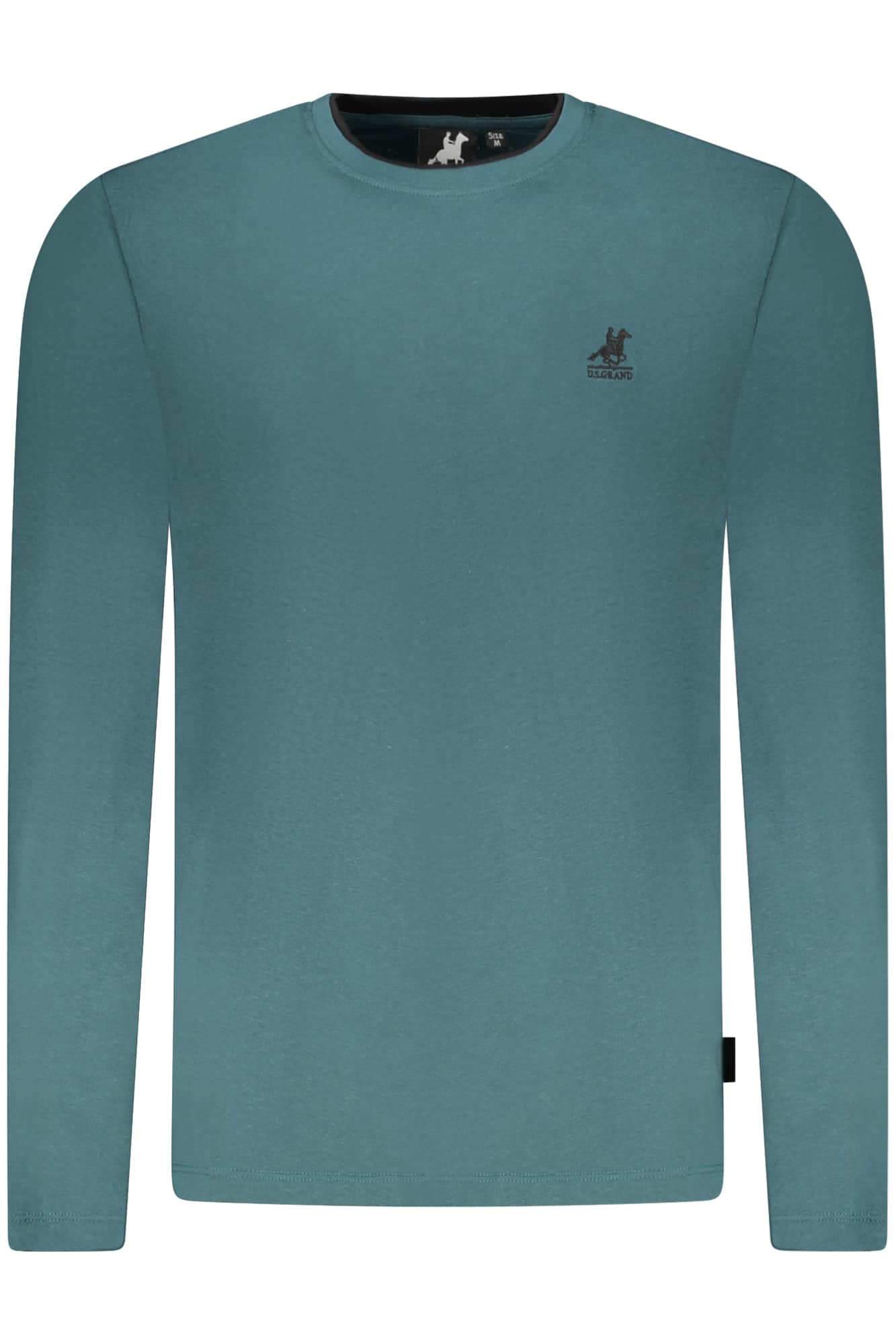US GRAND MEN'S LONG-SLEEVED GREEN T-SHIRT