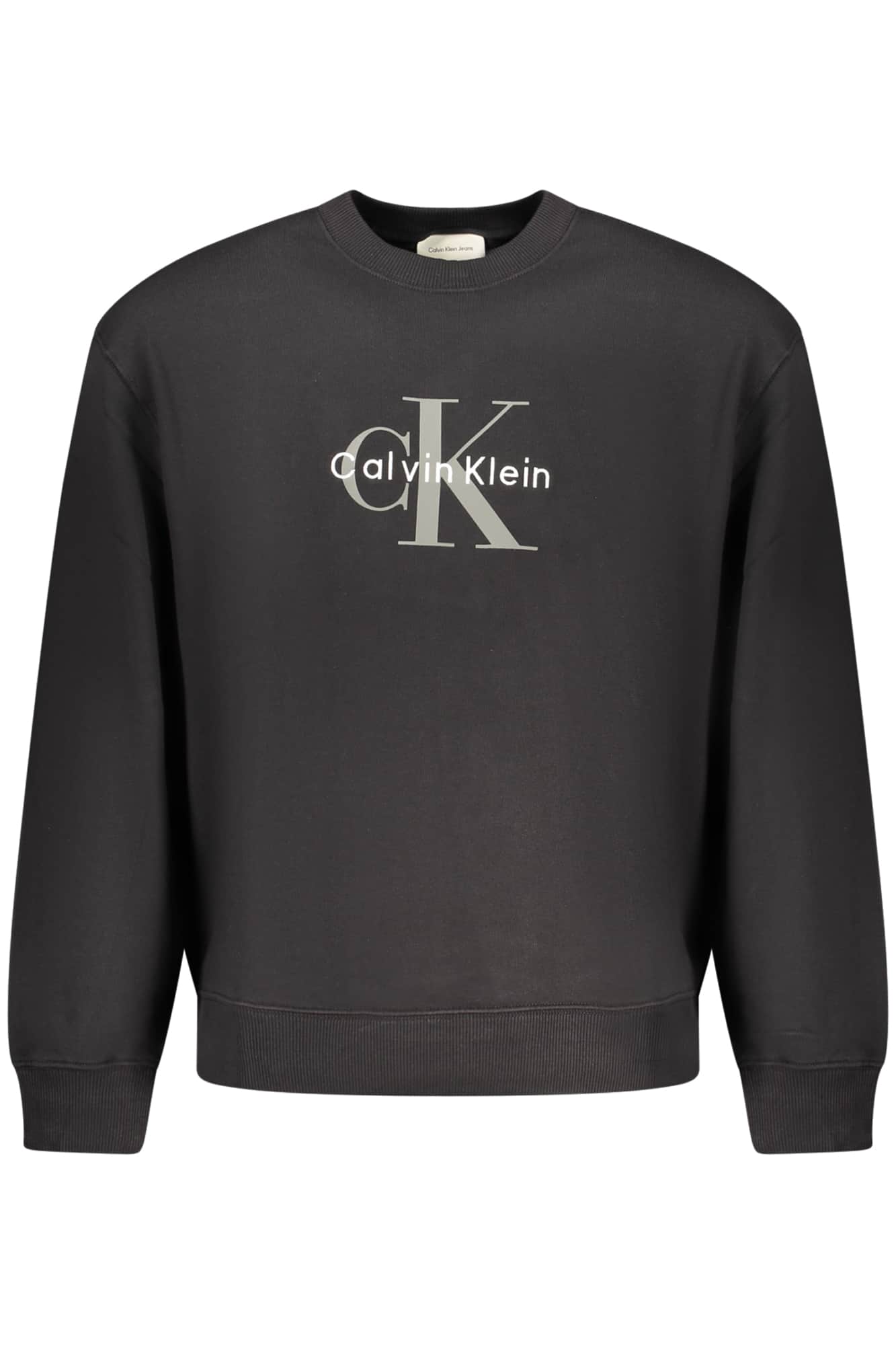 CALVIN KLEIN MEN'S GRAY ZIP-UP SWEATSHIRT