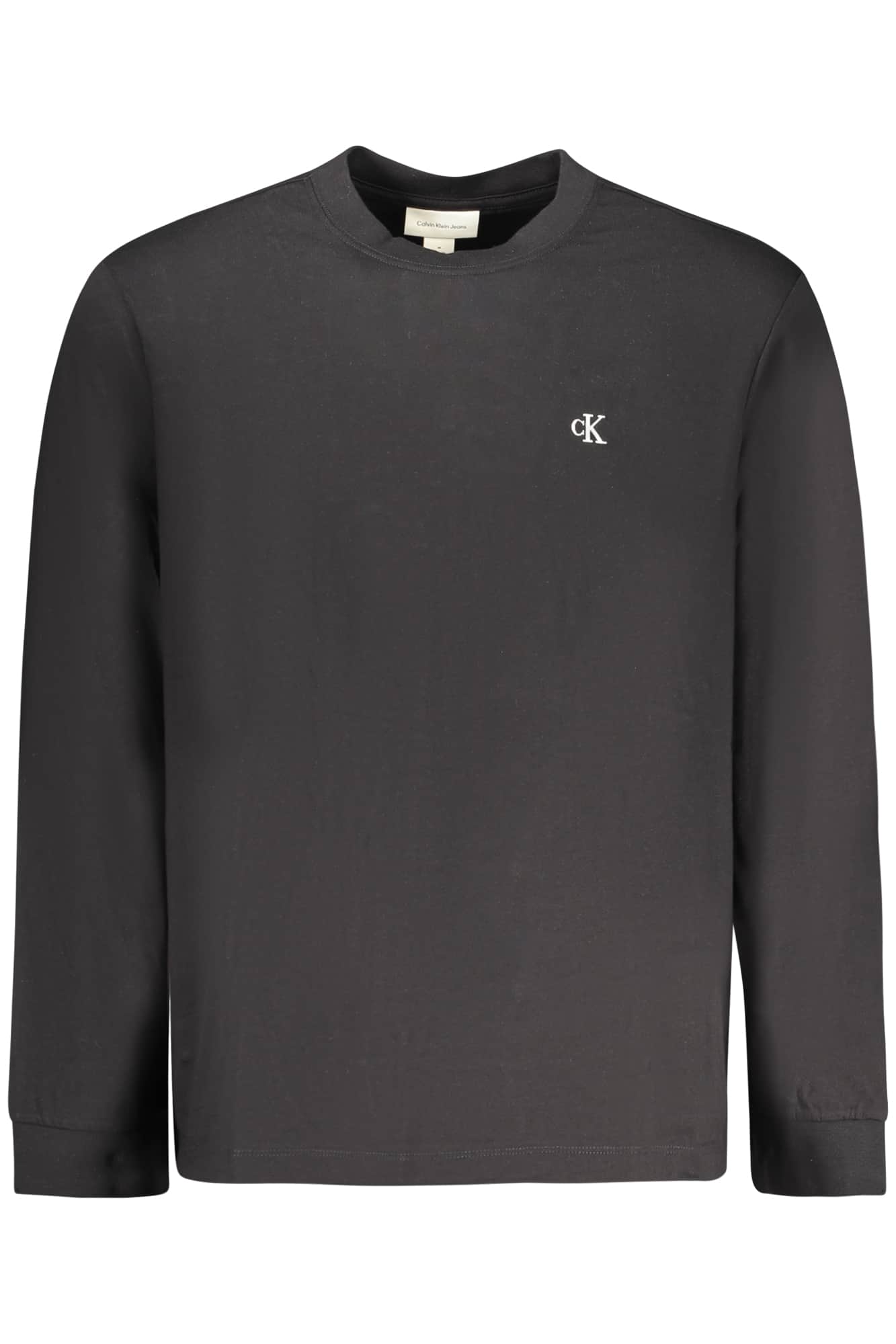 CALVIN KLEIN MEN'S LONG-SLEEVED T-SHIRT BLACK