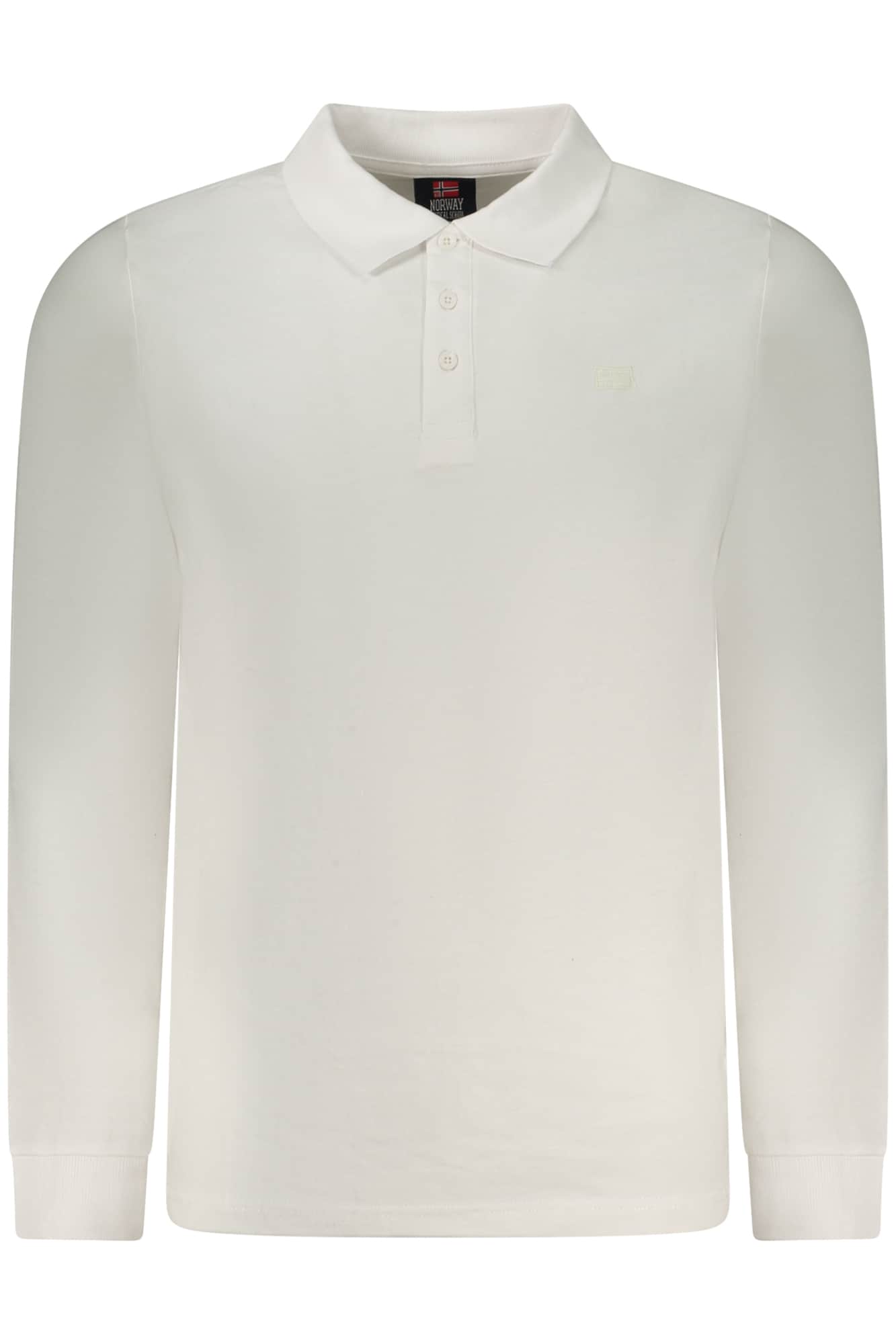 NORWAY 1963 MEN'S LONG-SLEEVED POLO SHIRT WHITE