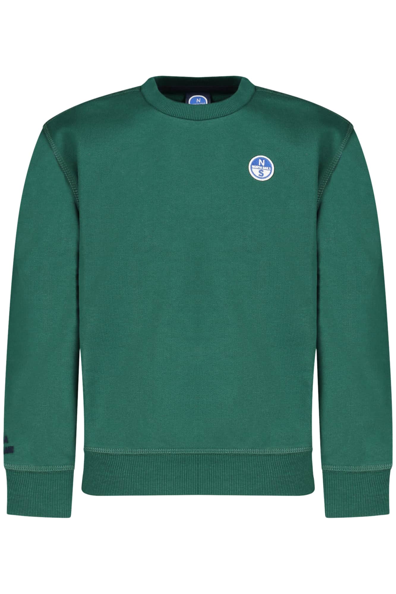 NORTH SAILS CHILDREN'S ZIP-UP SWEATSHIRT, WHITE