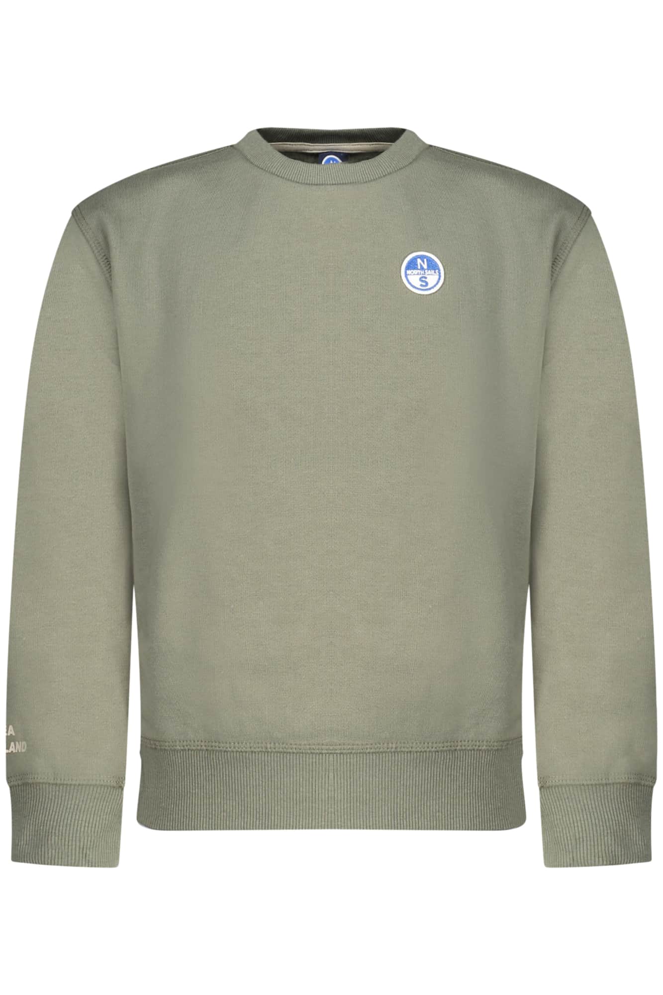 NORTH SAILS CHILDREN'S ZIP-UP SWEATSHIRT, GREEN
