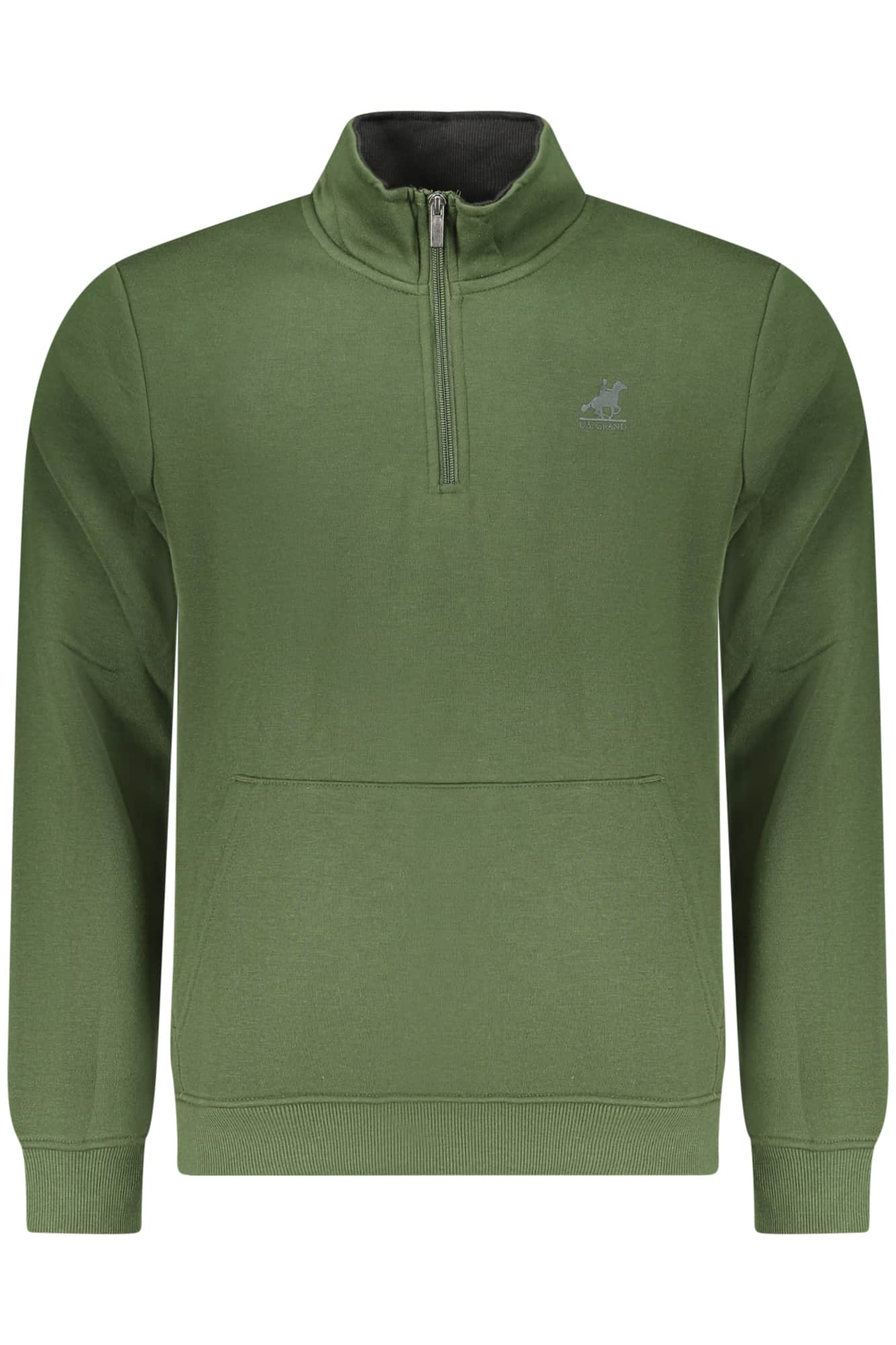 US GRAND MEN'S ZIP-UP SWEATSHIRT GREEN