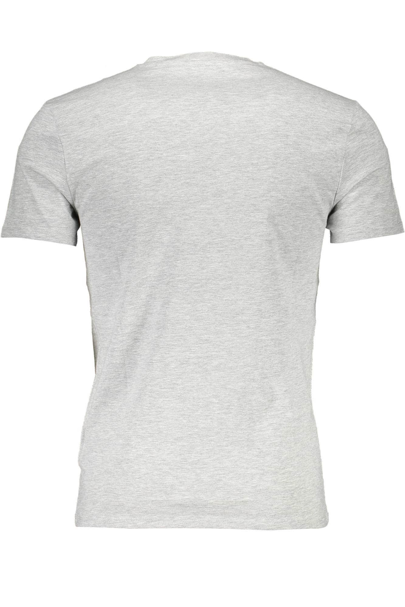 GUESS JEANS MEN'S SHORT SLEEVE T-SHIRT GRAY