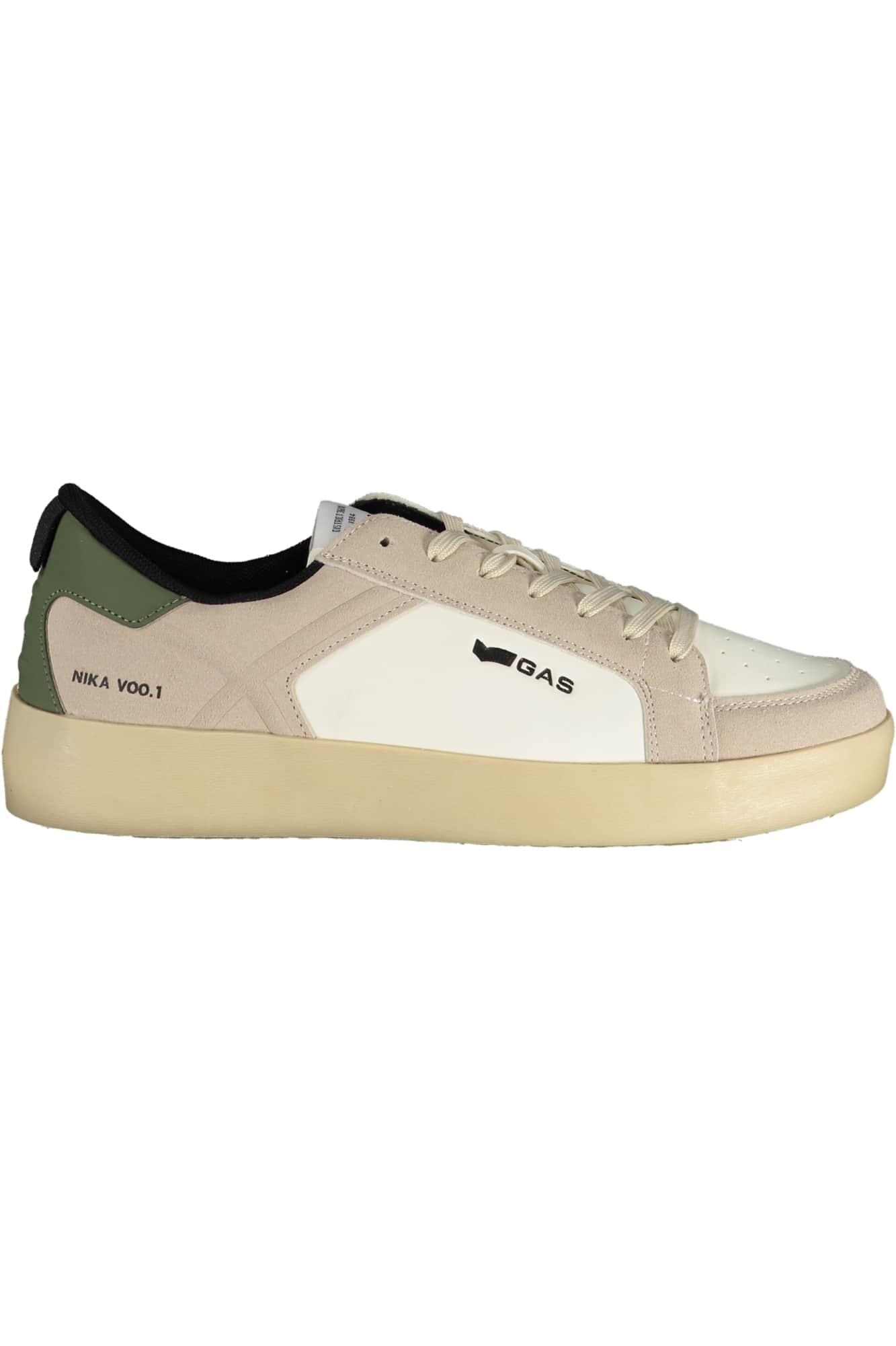 GAS MEN'S WHITE SPORTS FOOTWEAR