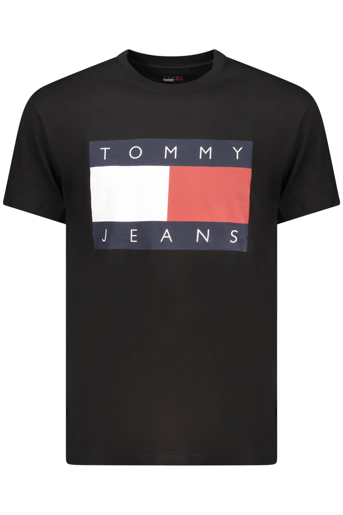 TOMMY HILFIGER MEN'S SHORT-SLEEVE T-SHIRT BLACK