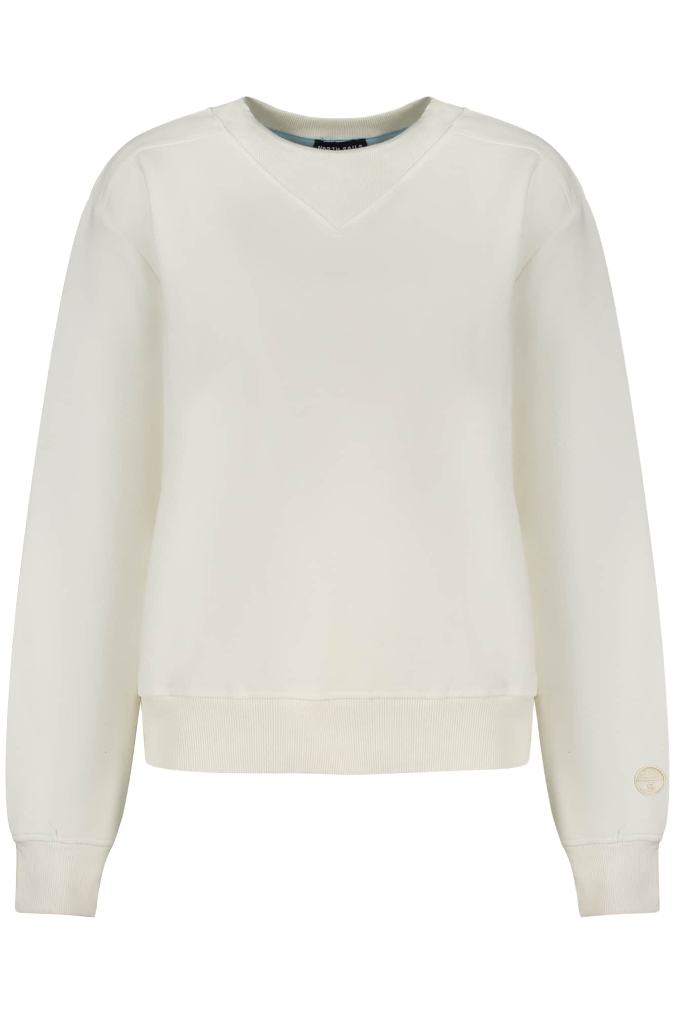 NORTH SAILS WOMEN'S ZIP-UP SWEATSHIRT WHITE