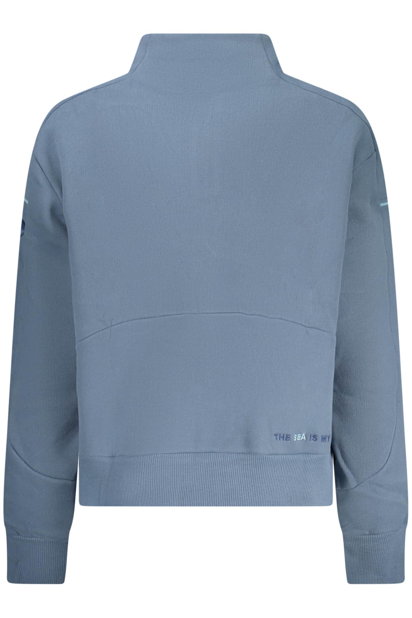 NORTH SAILS WOMEN'S BLUE ZIP-UP SWEATSHIRT