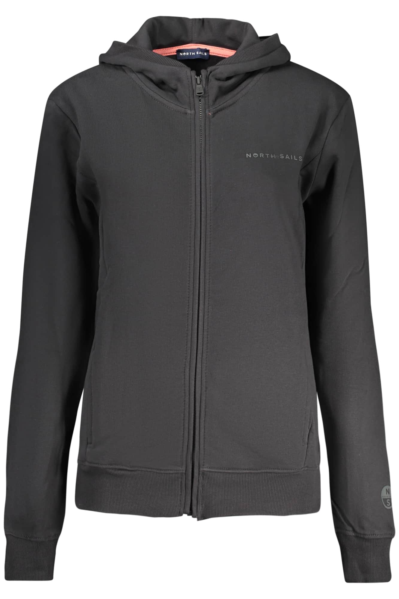 NORTH SAILS WOMEN'S ZIP-UP SWEATSHIRT BLACK