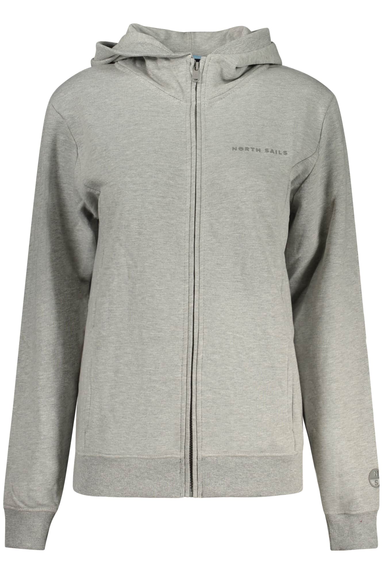 NORTH SAILS WOMEN'S ZIPPED SWEATSHIRT GREY