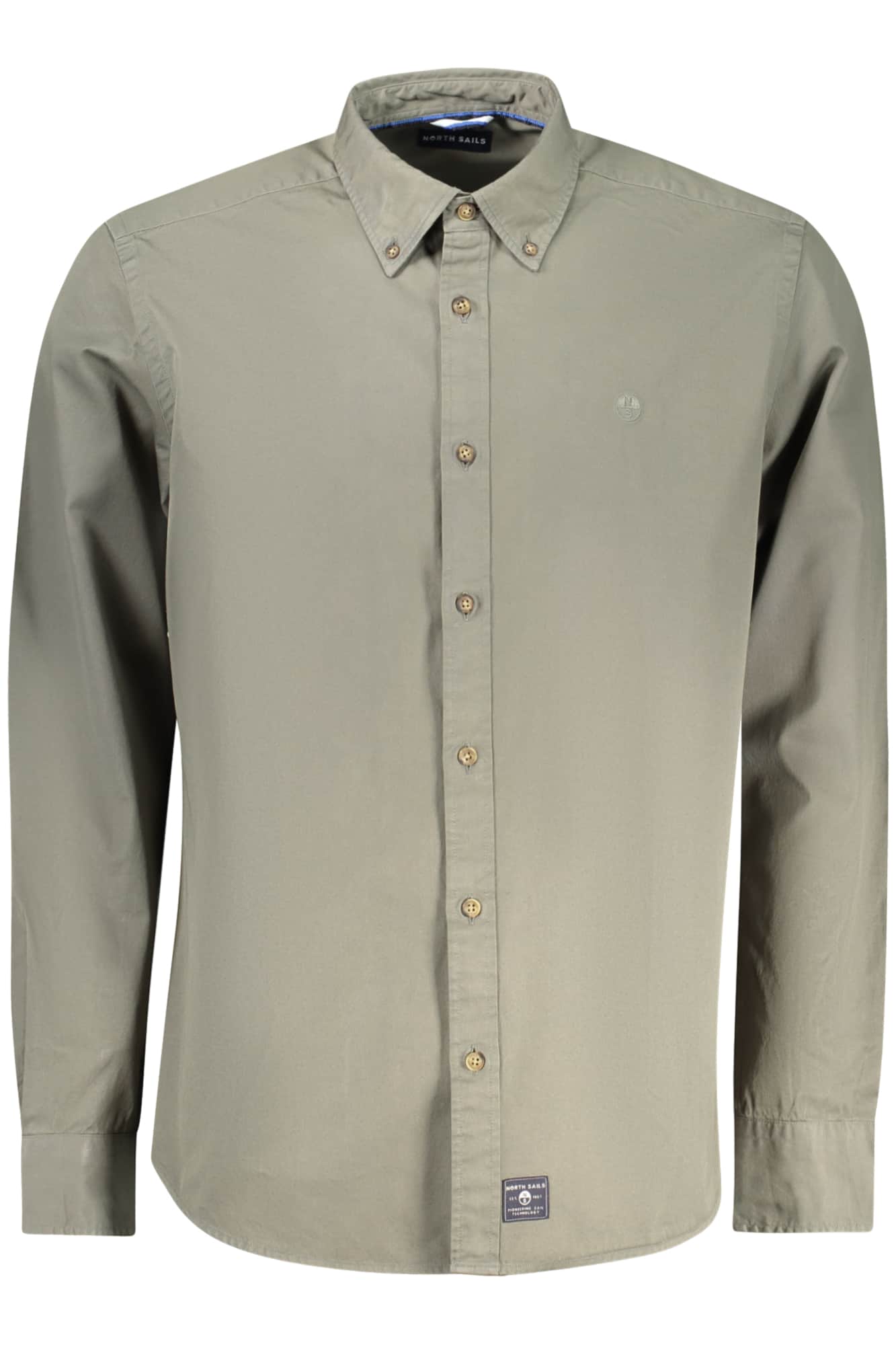 NORTH SAILS MEN'S LONG-SLEEVED SHIRT, GREEN