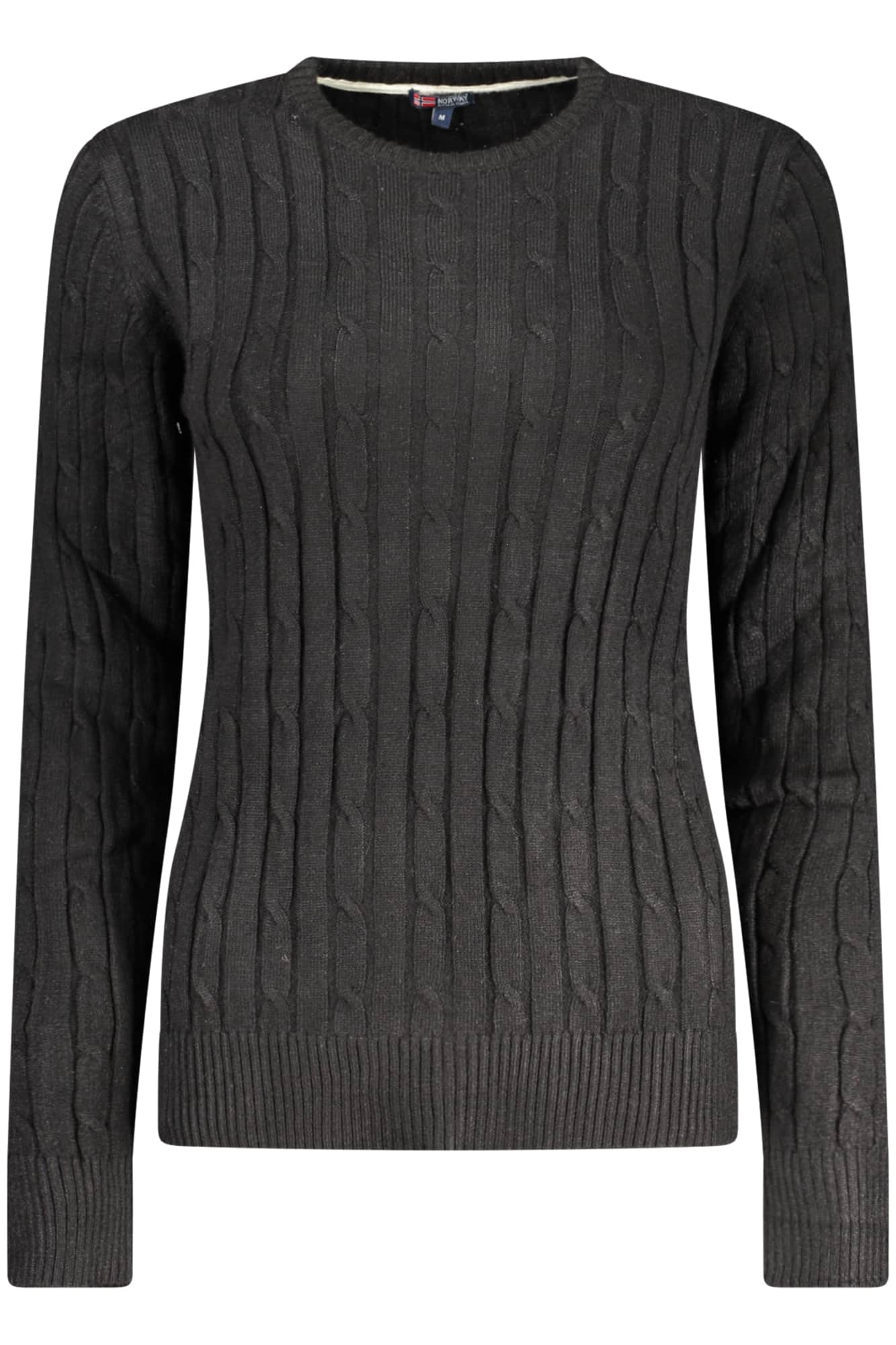 NORWAY 1963 WOMEN'S BLACK SWEATER