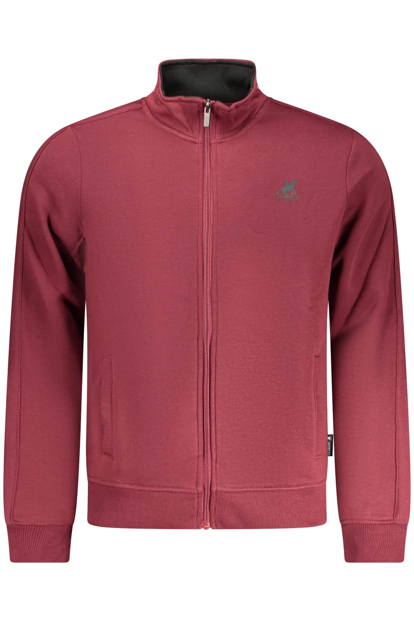 US GRAND RED MEN'S ZIP-UP SWEATSHIRT