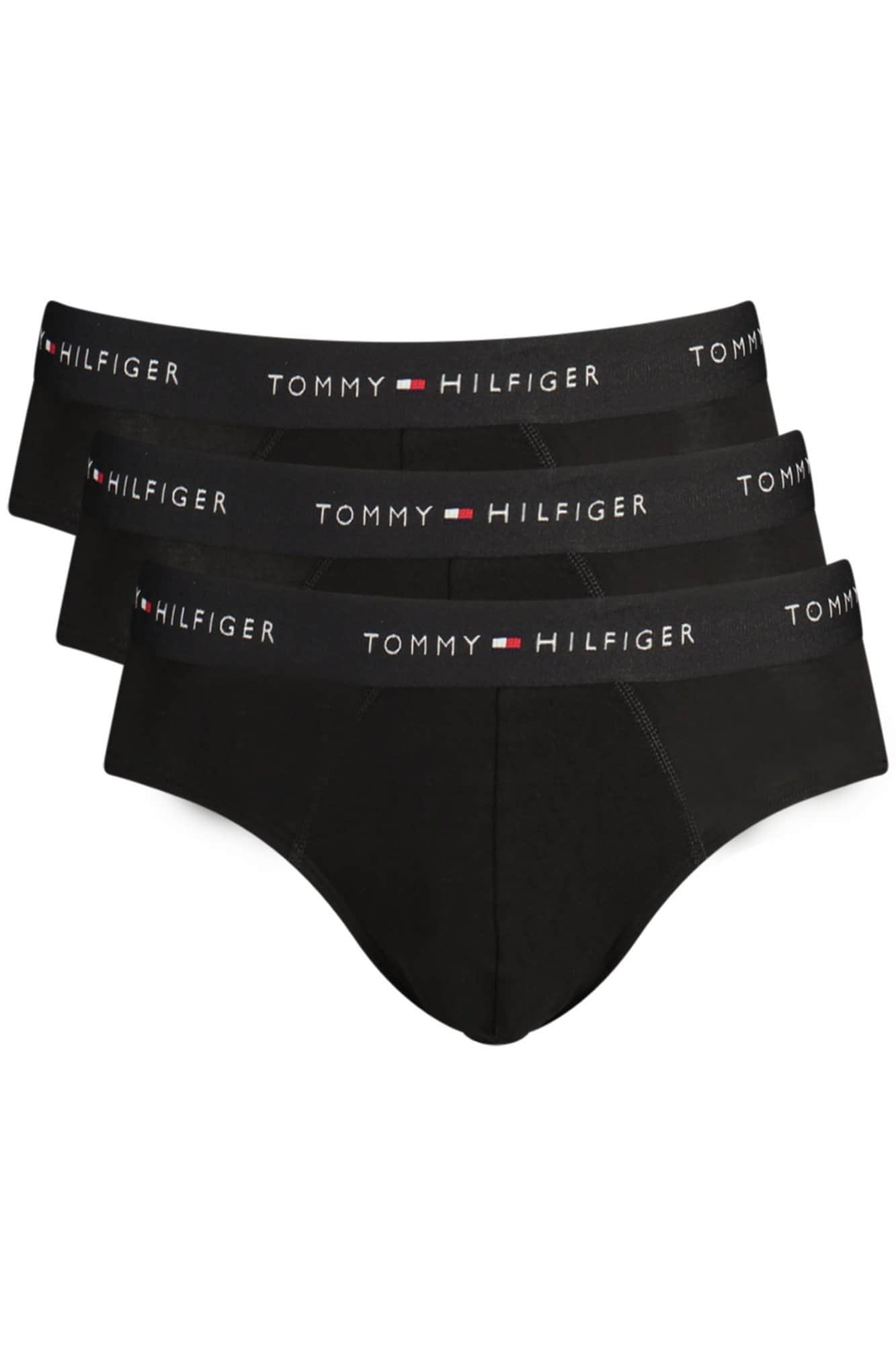 TOMMY HILFIGER MEN'S BLACK BRIEFS