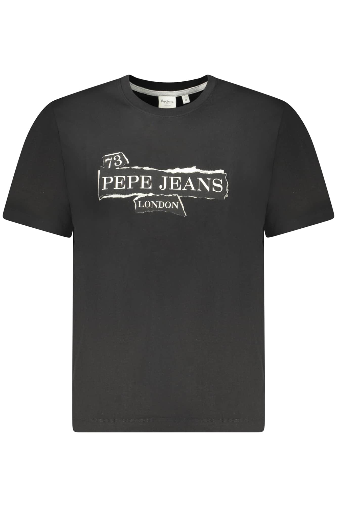 PEPE JEANS MEN'S SHORT-SLEEVED T-SHIRT BLACK
