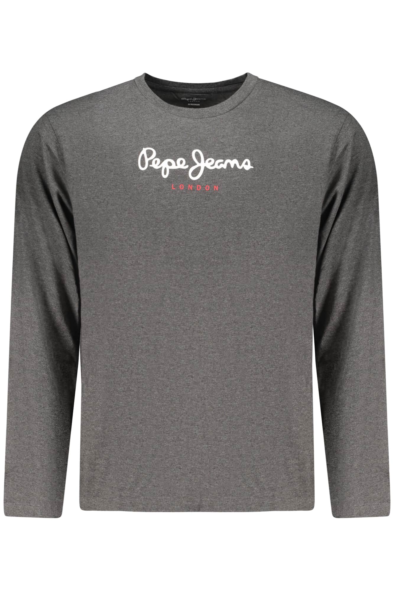 PEPE JEANS MEN'S LONG-SLEEVED T-SHIRT, GREY