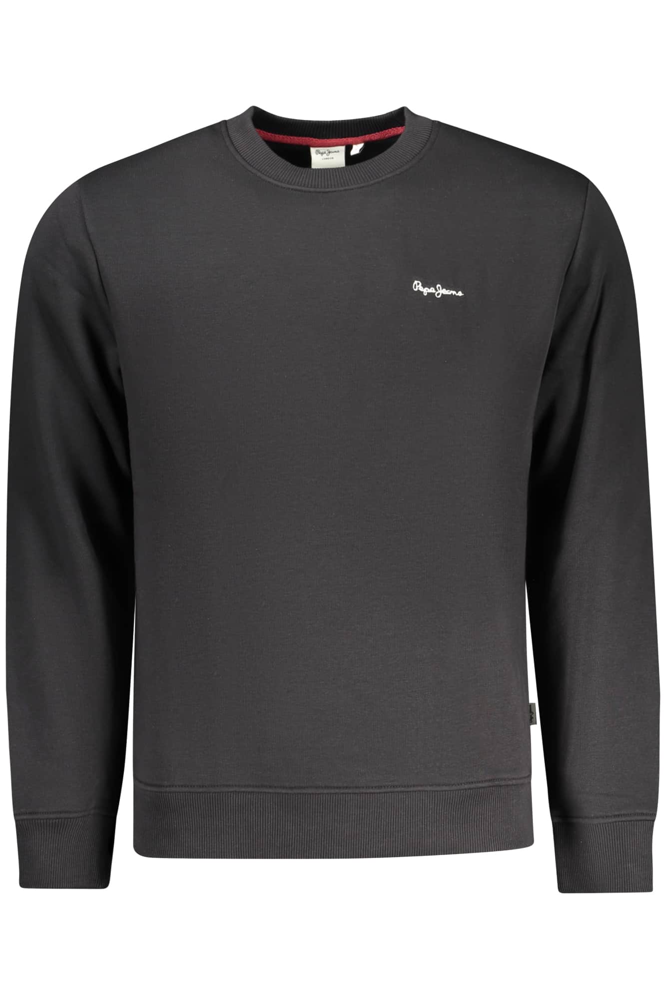 PEPE JEANS MEN'S BLACK ZIP-UP SWEATSHIRT