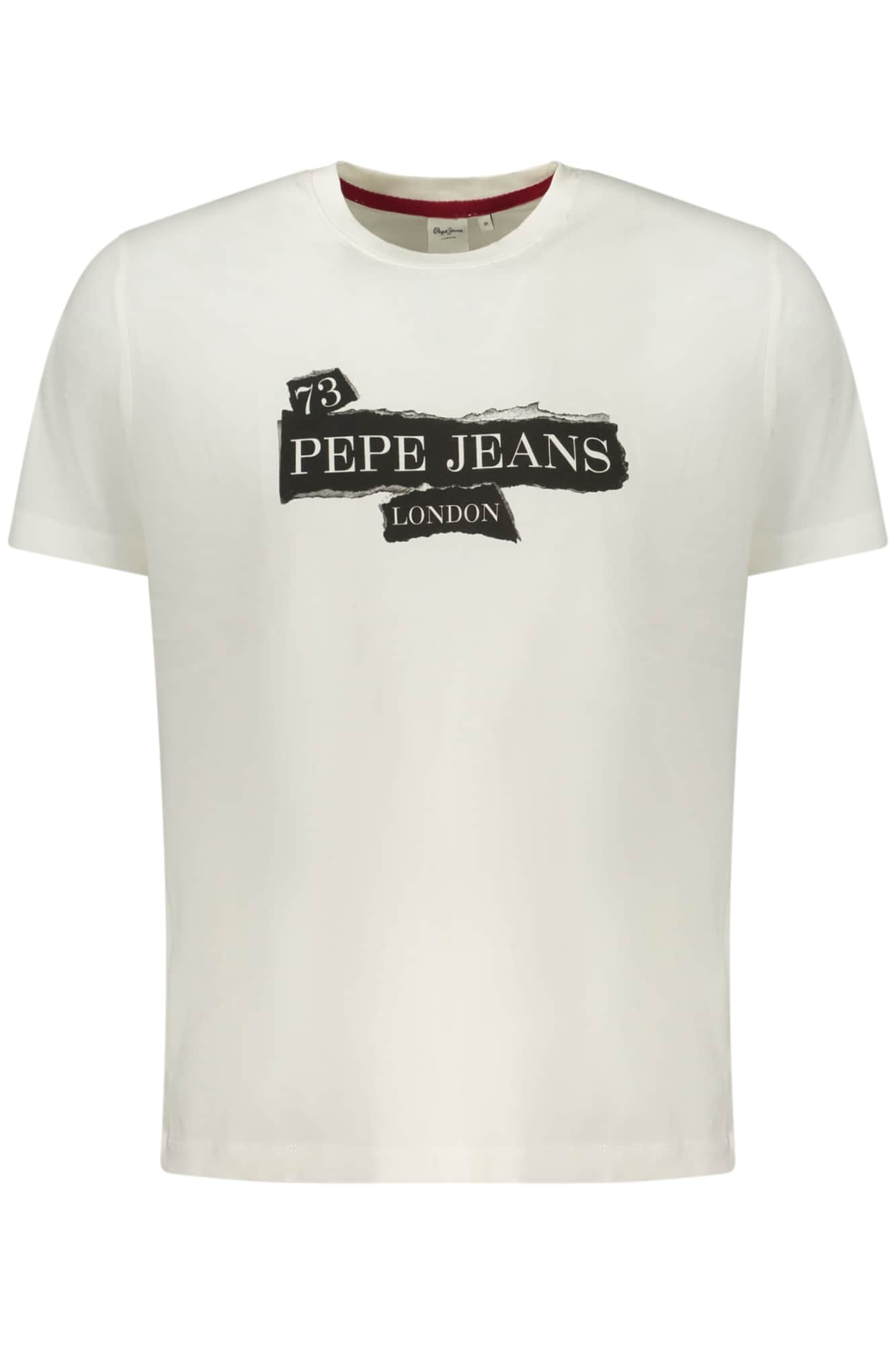 PEPE JEANS MEN'S SHORT-SLEEVED T-SHIRT WHITE