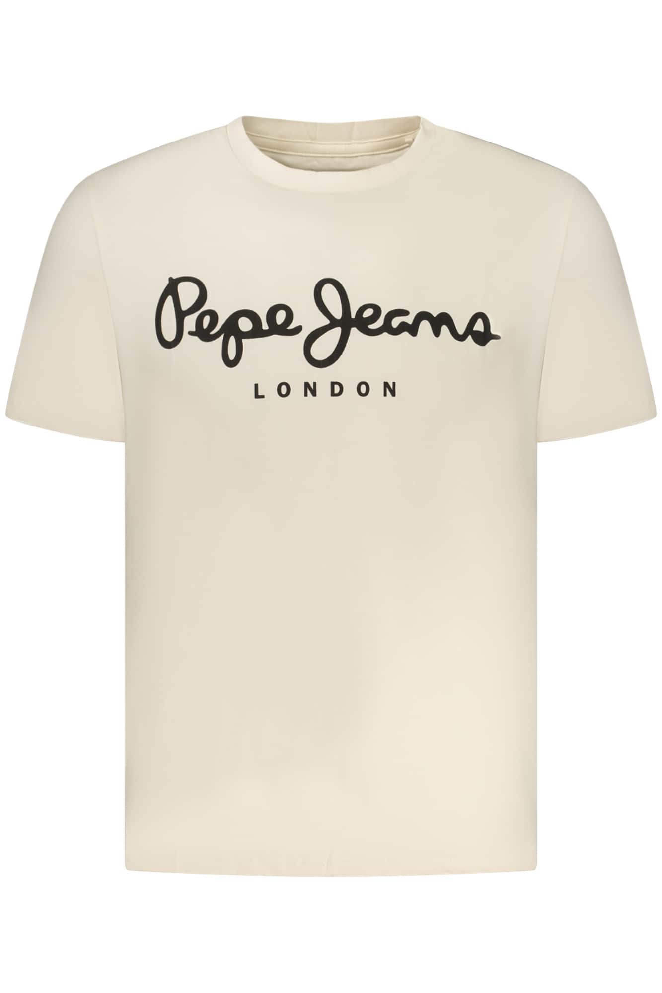 PEPE JEANS MEN'S SHORT-SLEEVE T-SHIRT, BEIGE