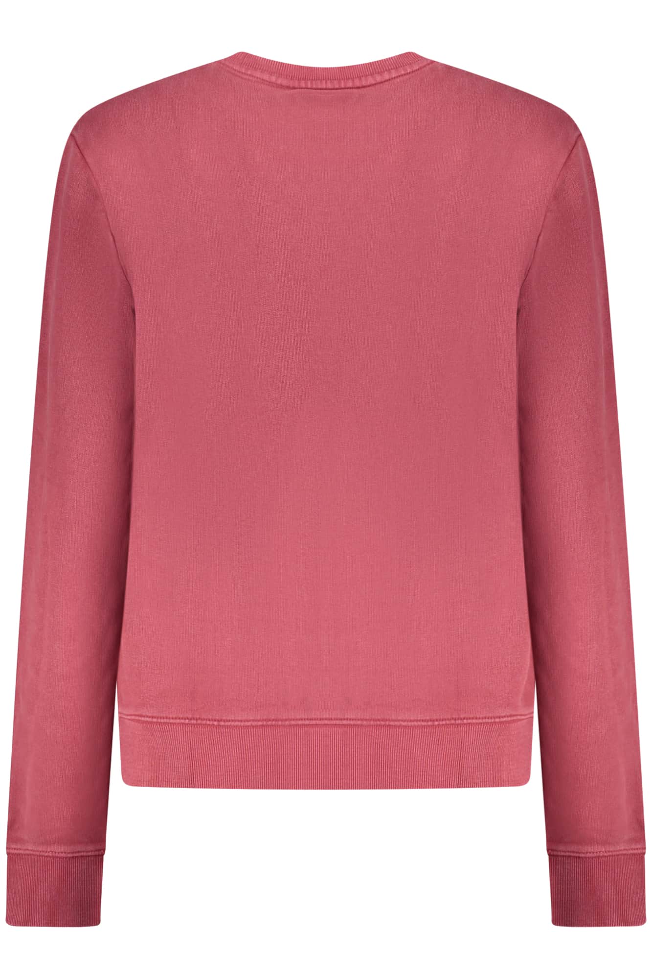 GUESS JEANS WOMEN'S RED ZIP-UP SWEATSHIRT