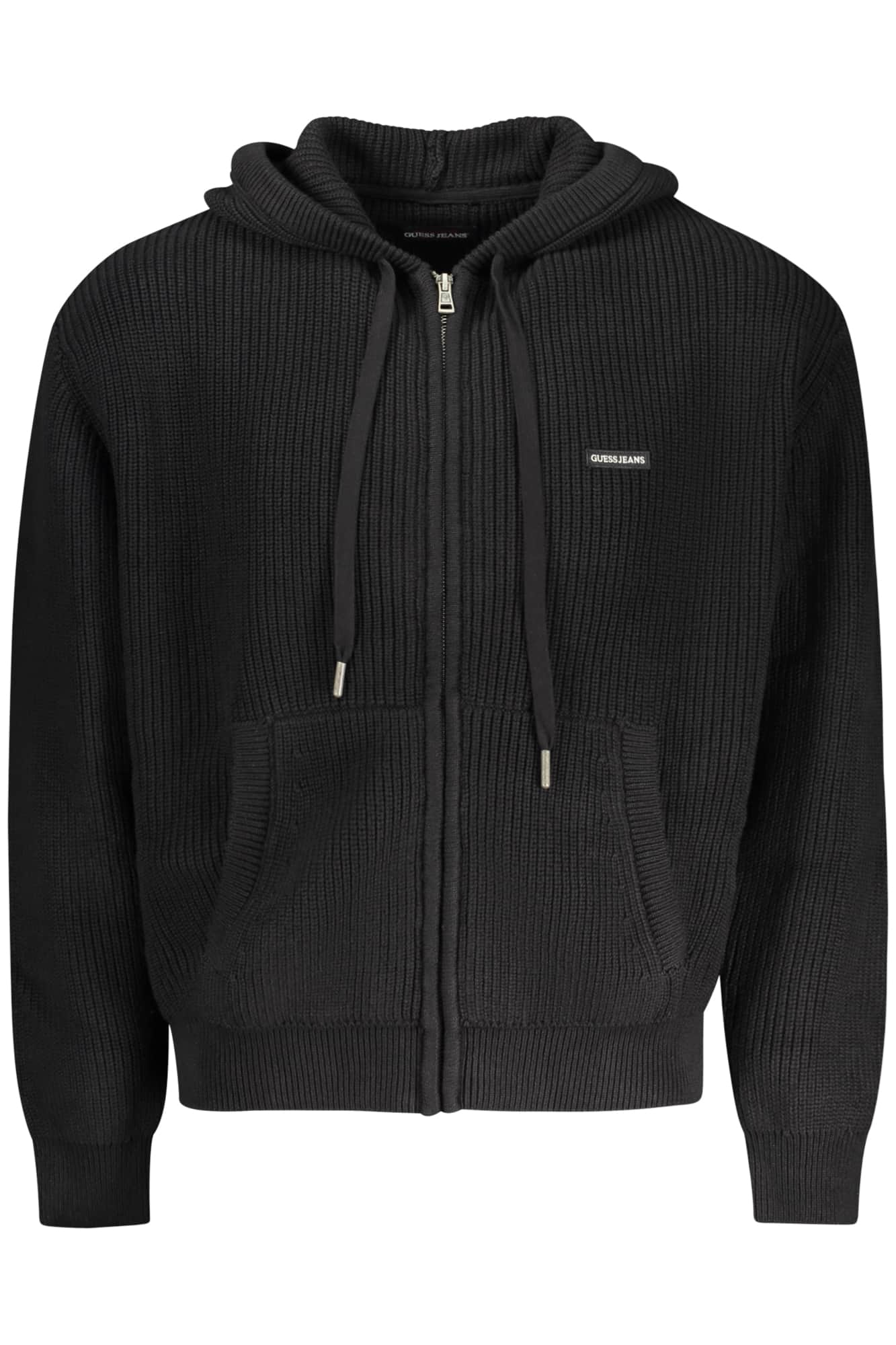 GUESS JEANS MEN'S BLACK CARDIGAN