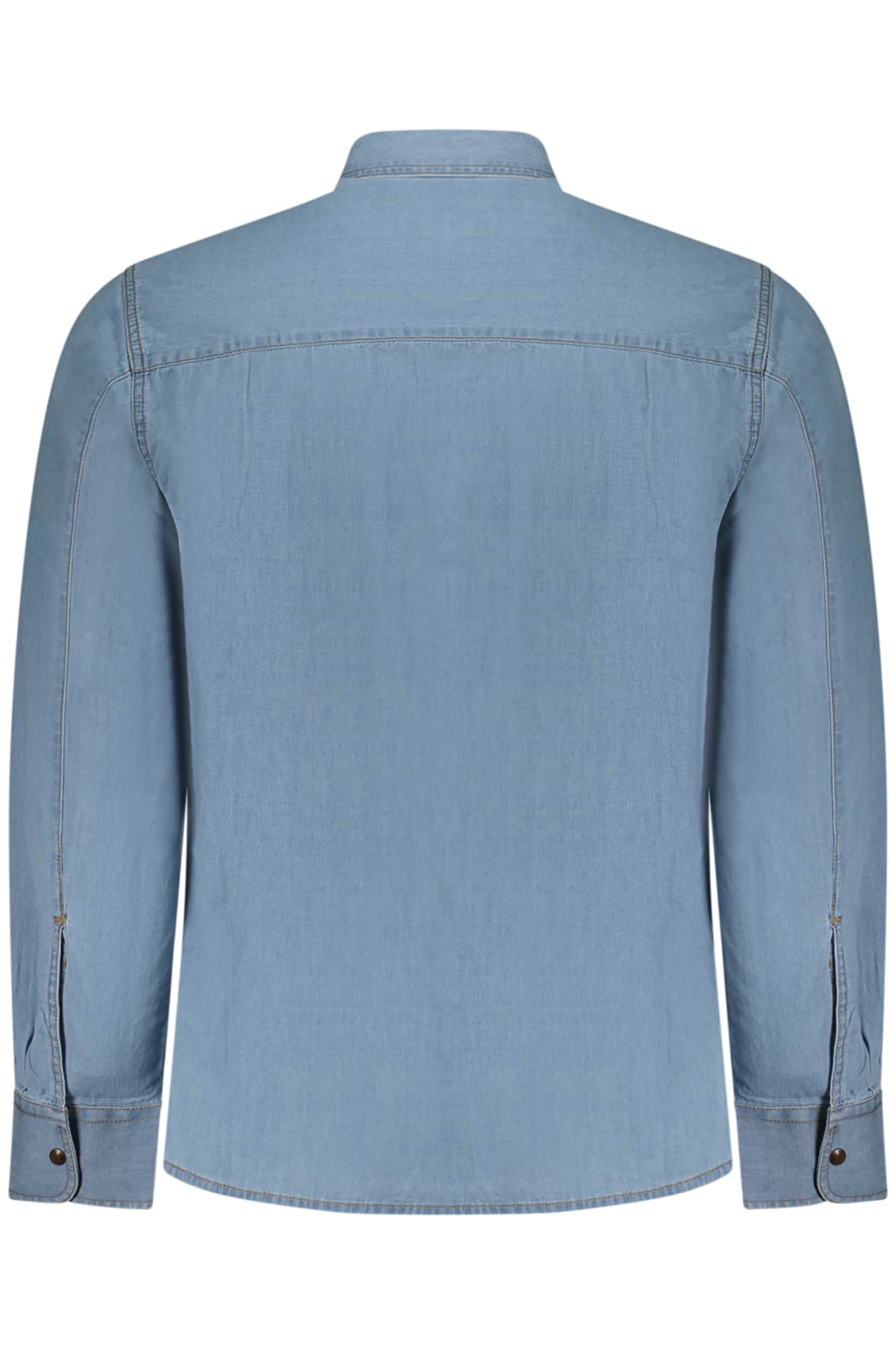 US GRAND MEN'S LONG-SLEEVED SHIRT, BLUE
