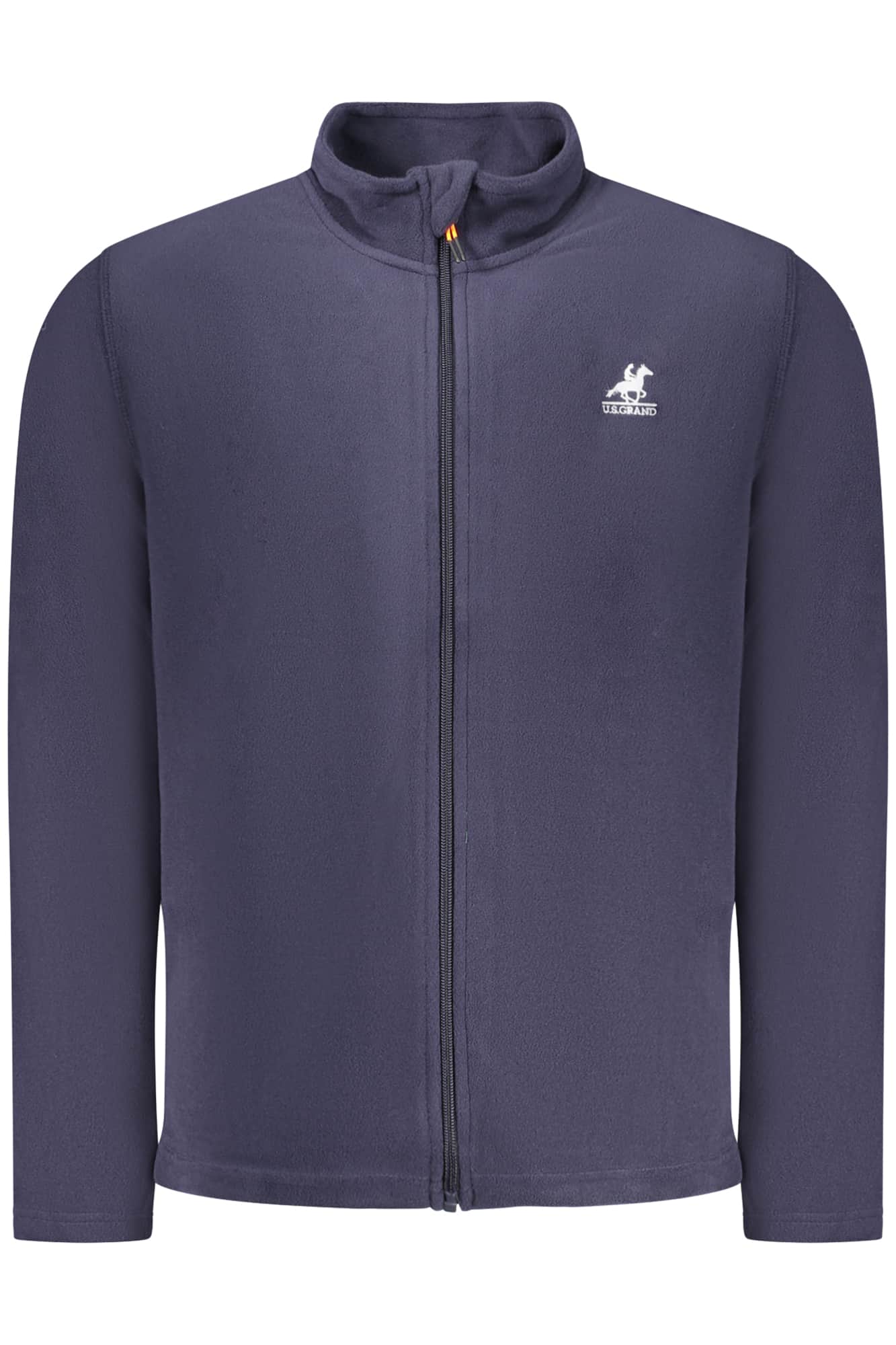 US GRAND MEN'S BLUE ZIP-UP SWEATSHIRT